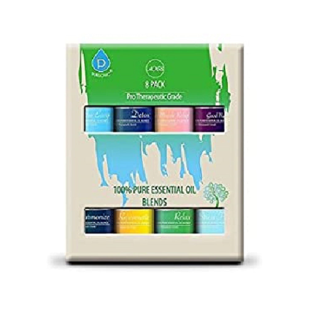 Pure Aromatherapy Oils 8-Pack