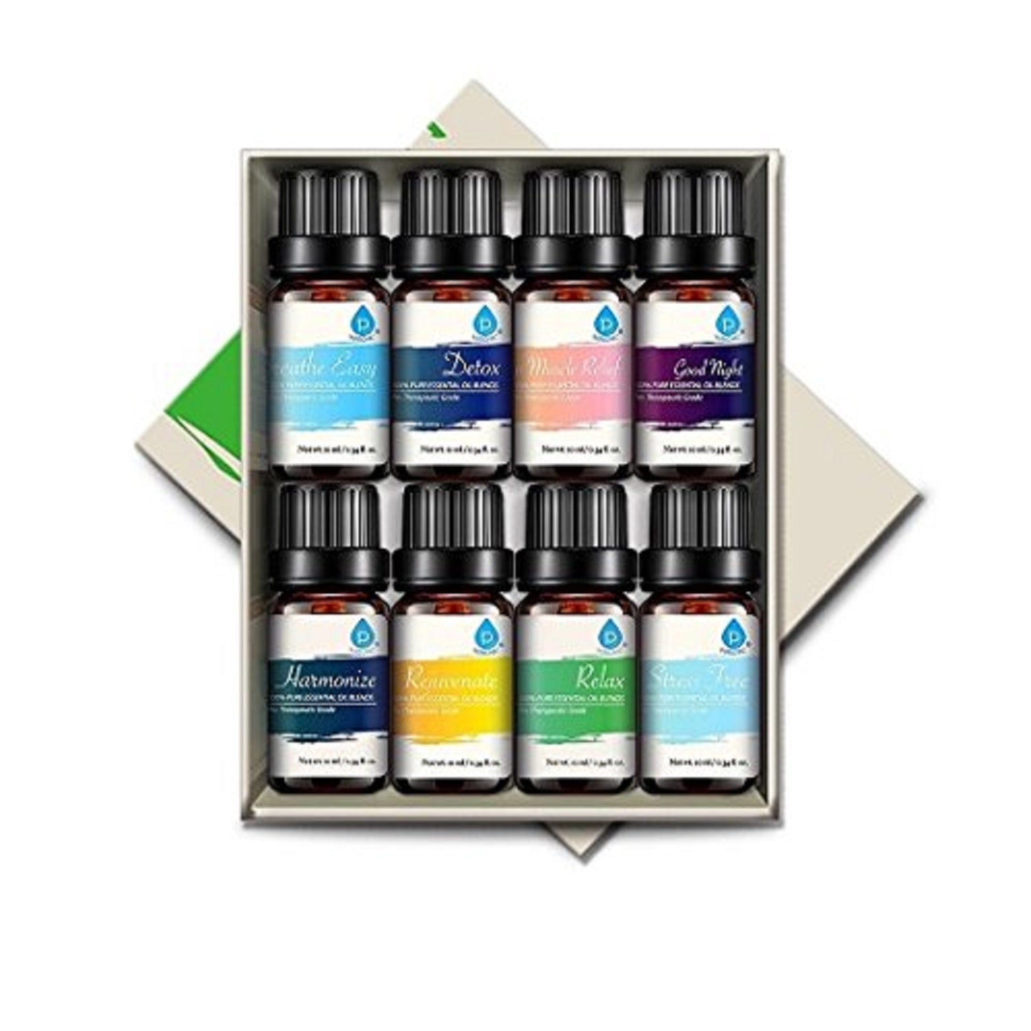 Pure Aromatherapy Oils 8-Pack