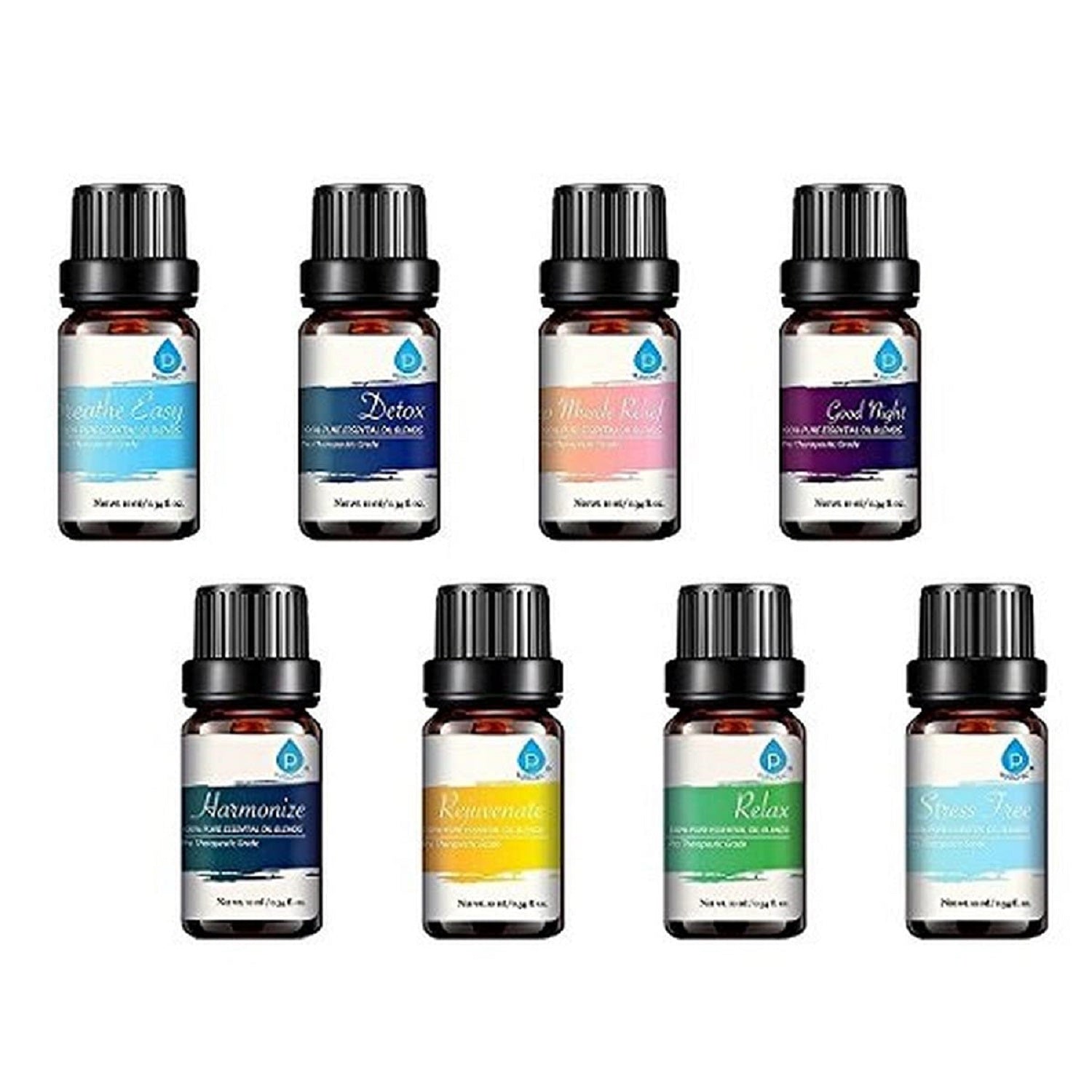 Pure Aromatherapy Oils 8-Pack