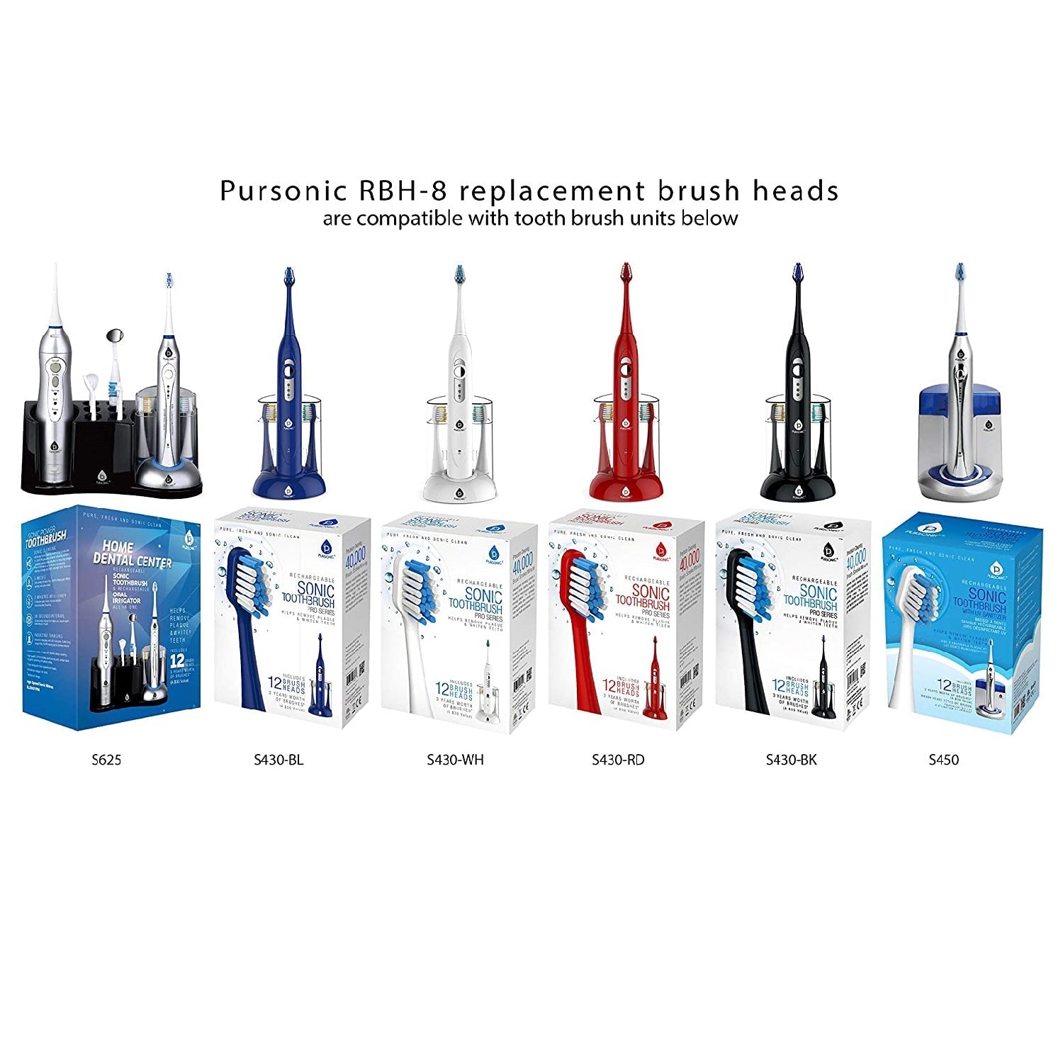 8-Pack Brush Heads