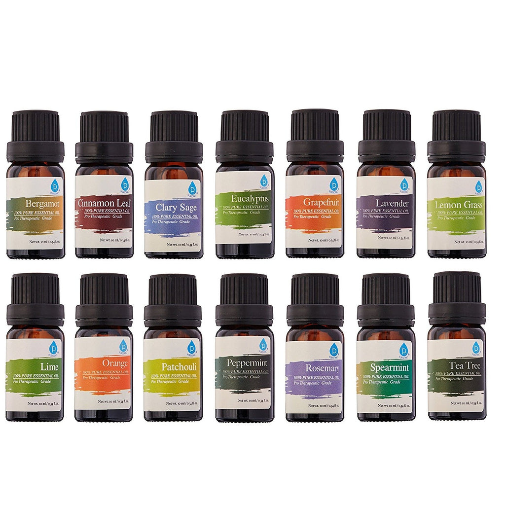 Pure Aromatherapy Oils 14-Pack