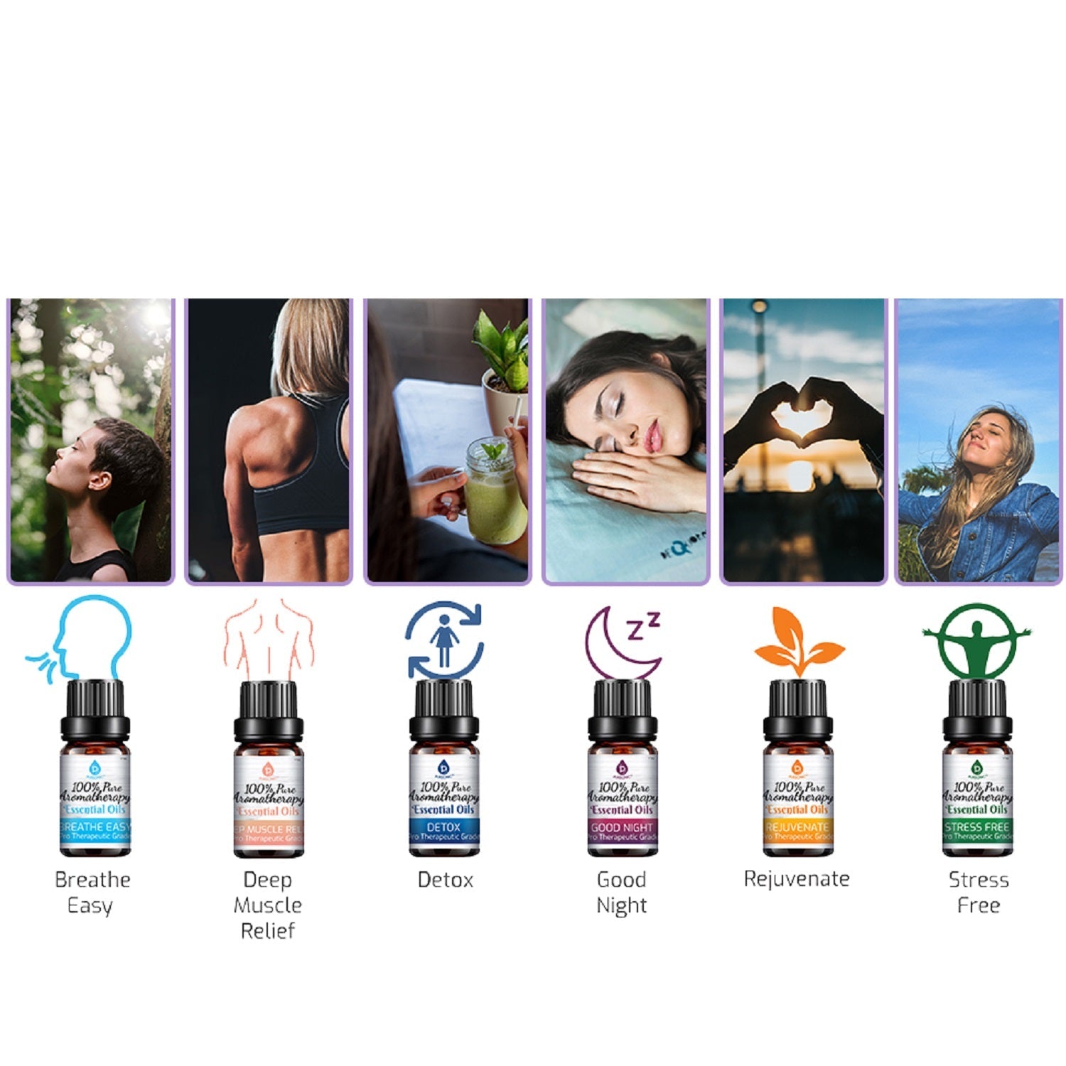Aromatherapy Oil Blends 6-Pack