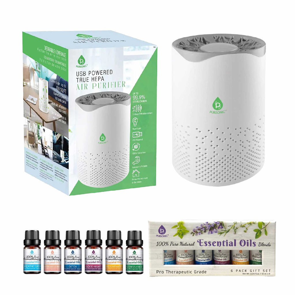 Air Purifier & Oils Bundle
