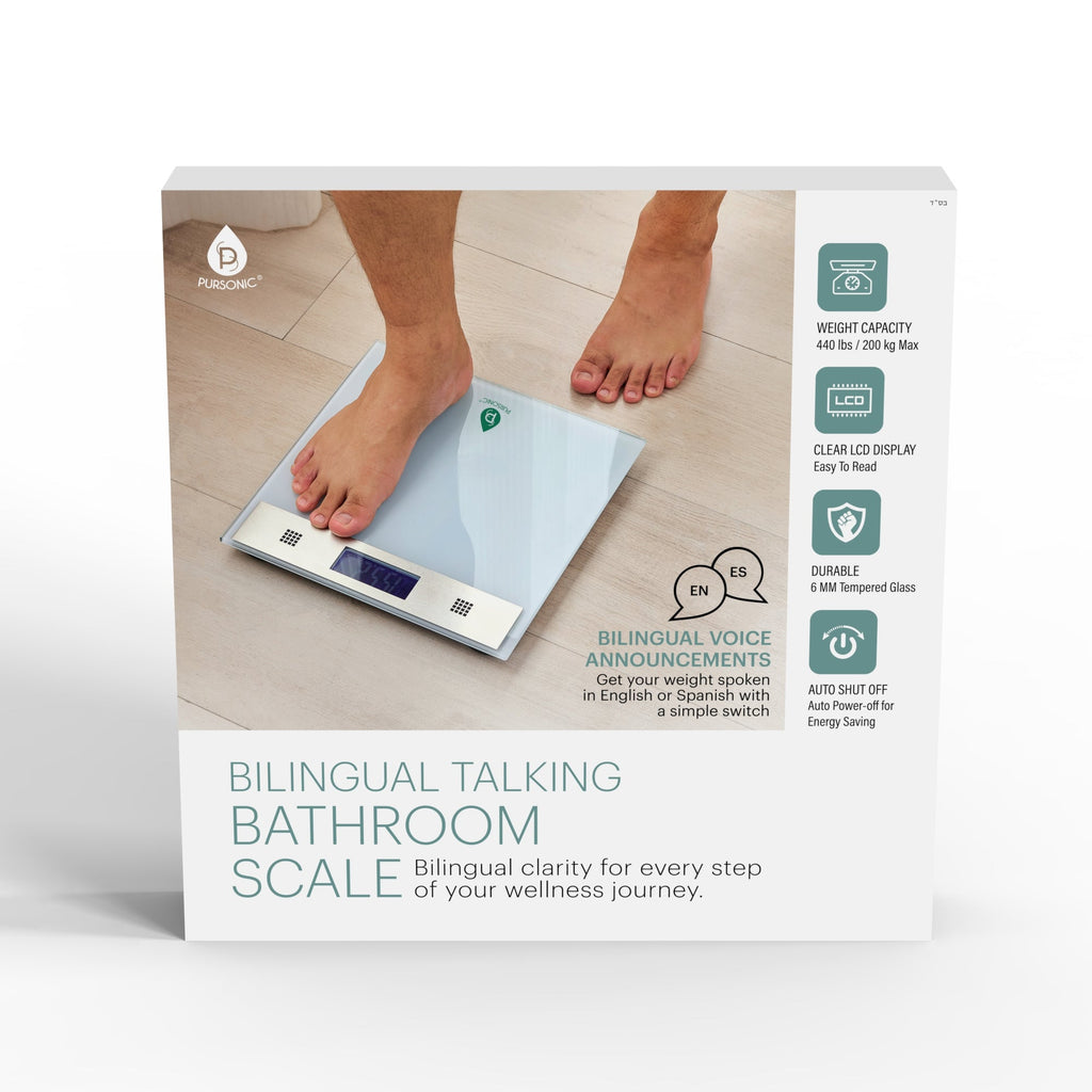 Bilingual Bathroom Scale