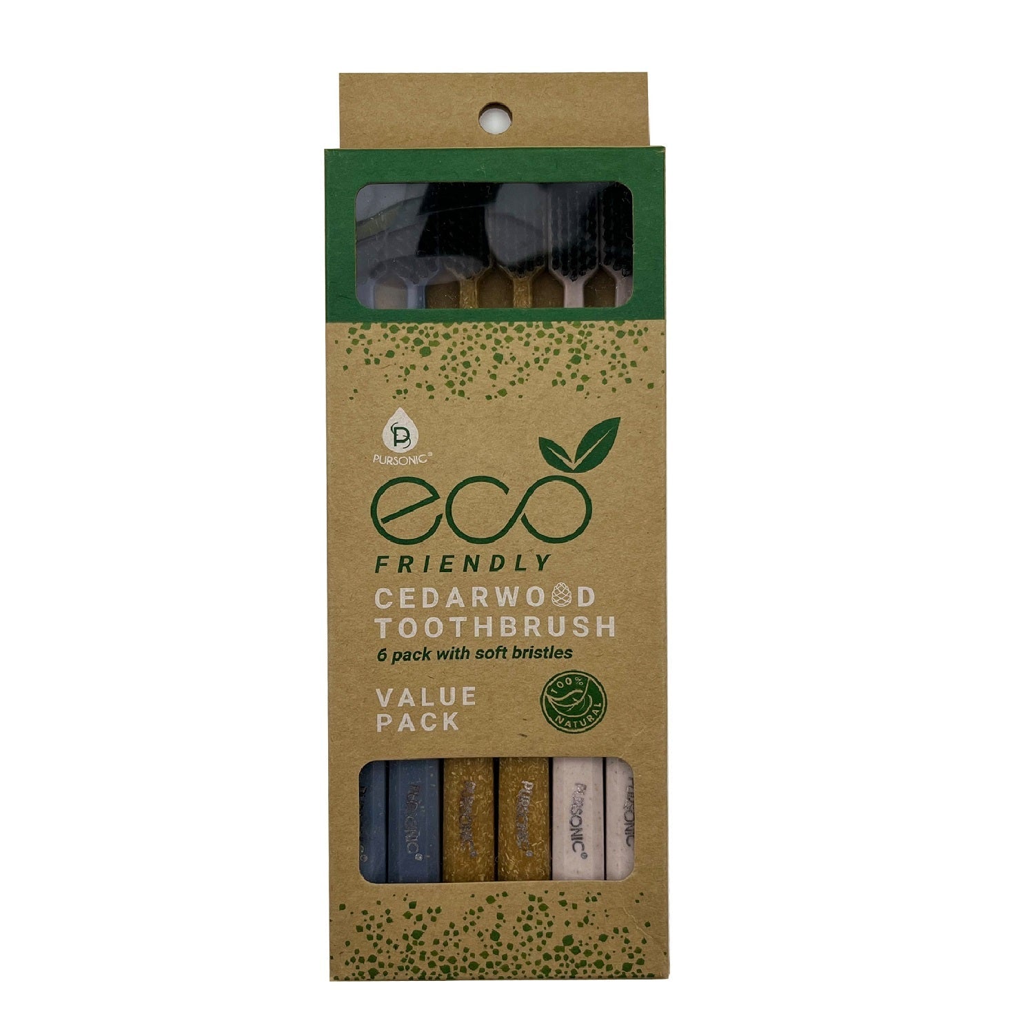 Cedarwood Toothbrushes 6-Pack