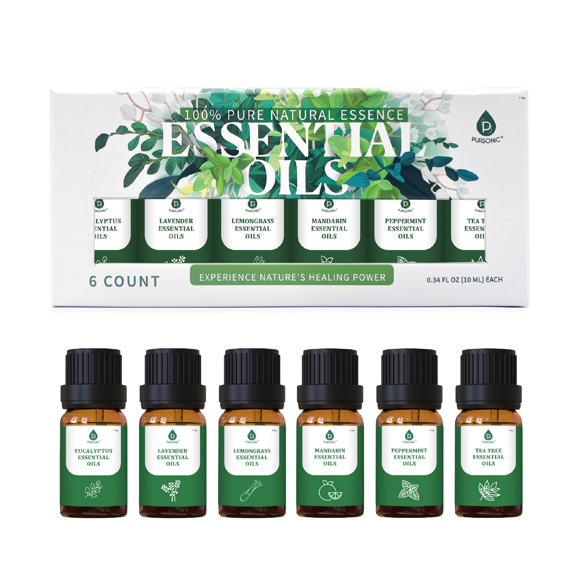 Essential Oils 6-Scent Set