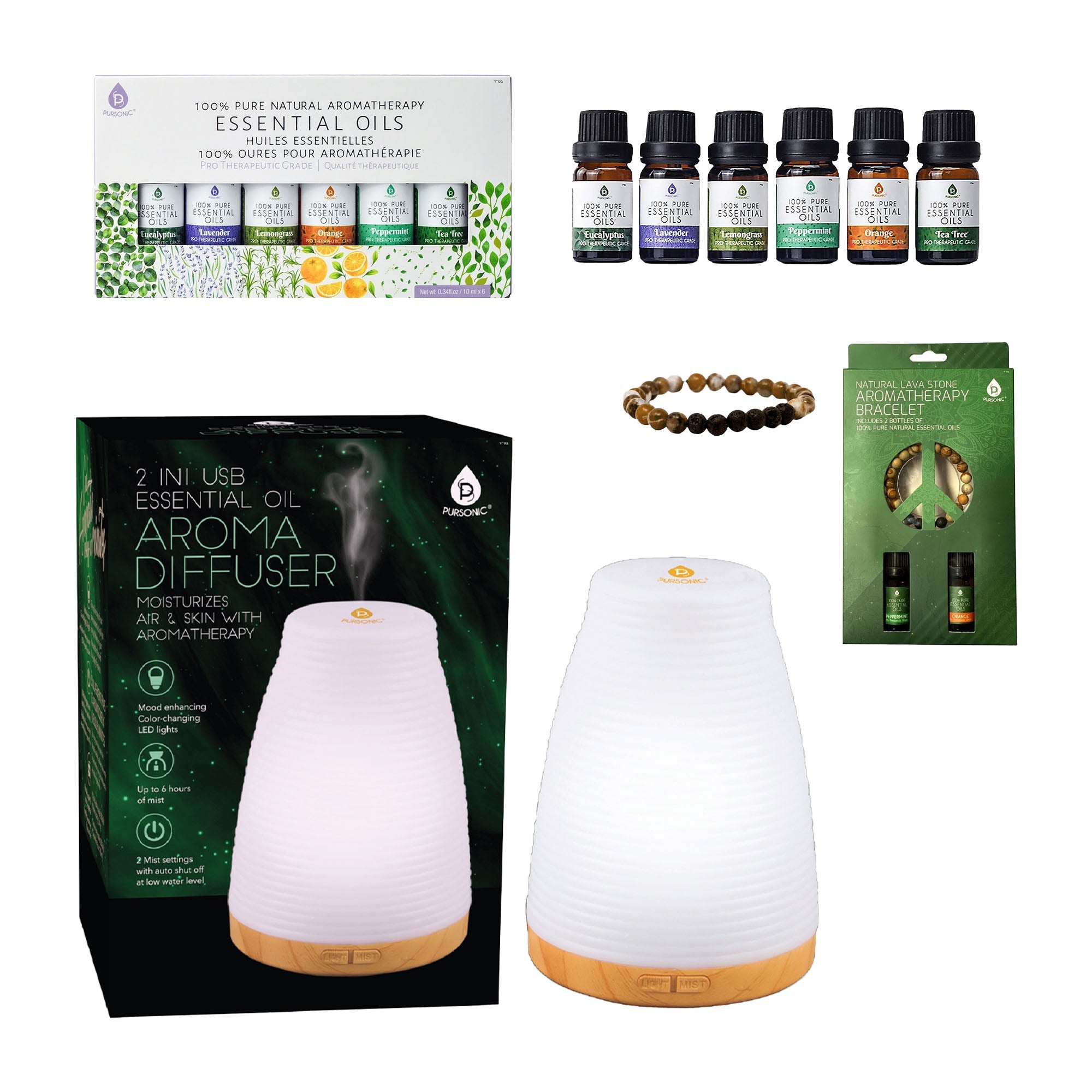 Lava Stone & Oils Bundle