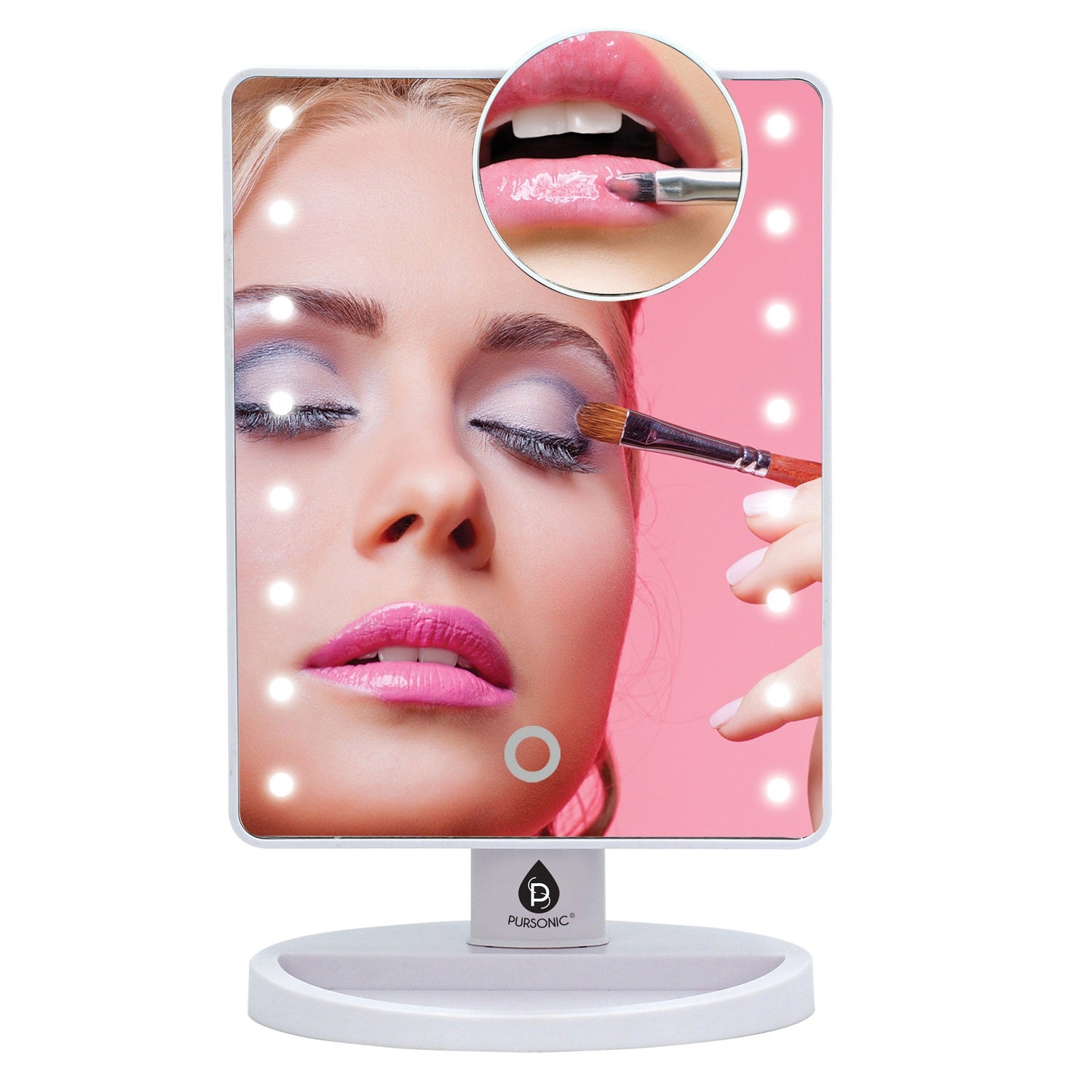 Vanity Mirror & Curler