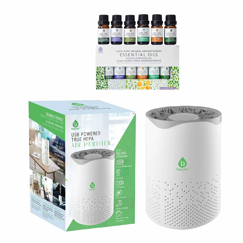 Air Purifier & Oils Bundle