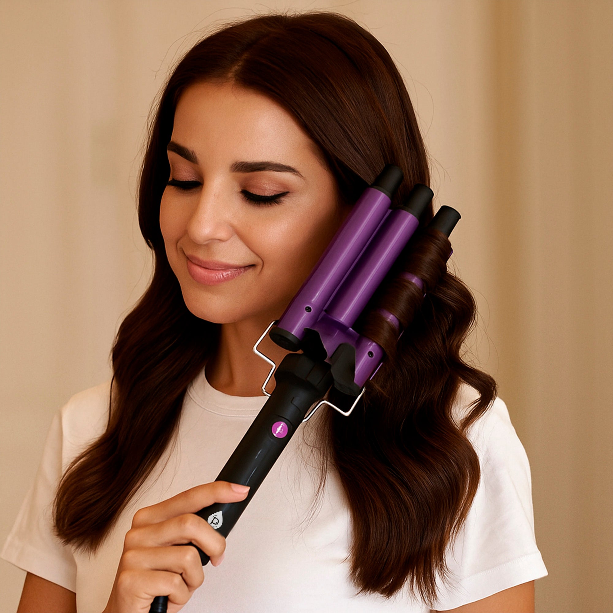 Vanity Mirror & Curler
