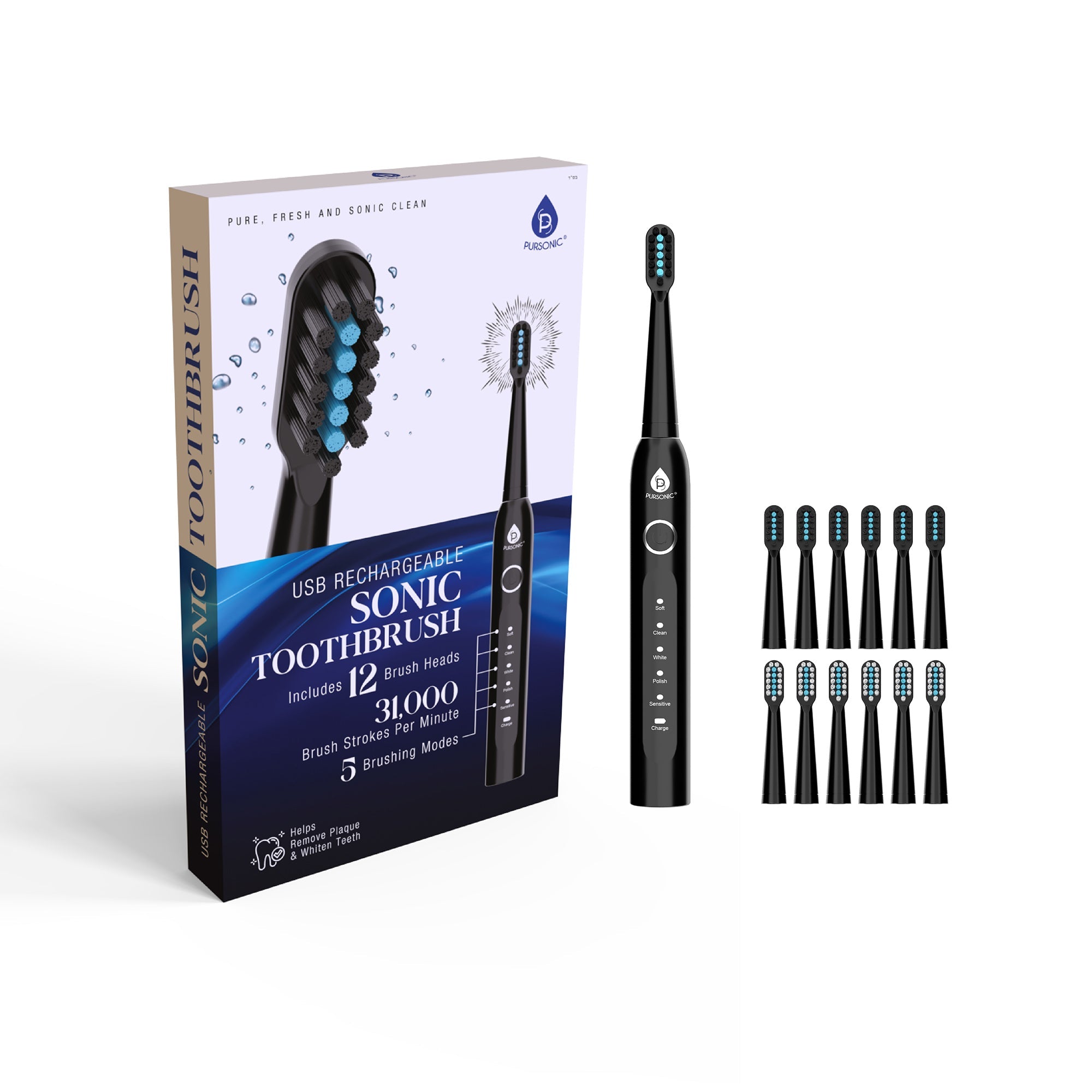 Electric Toothbrush 12-Pack
