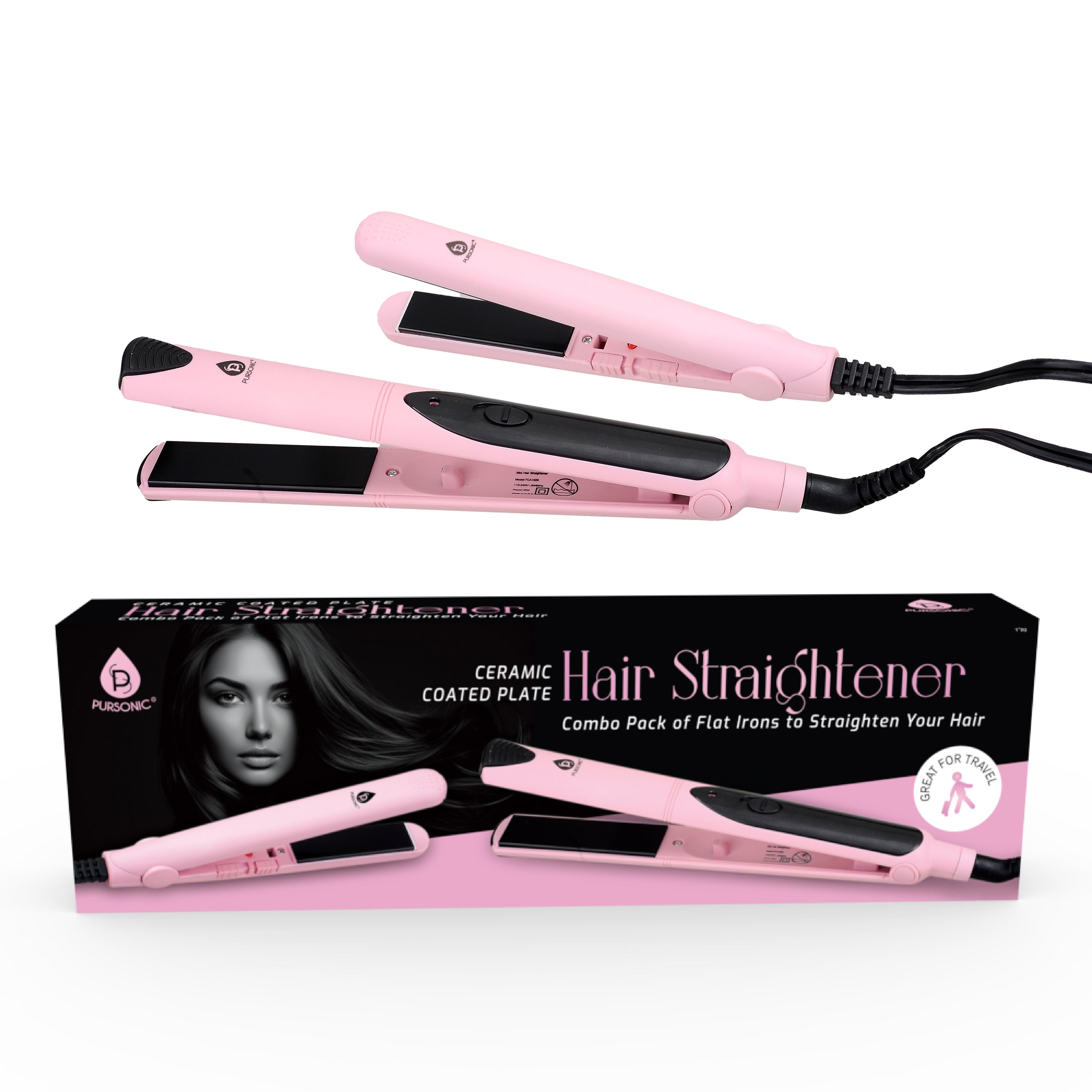 Flat Iron & Travel Set