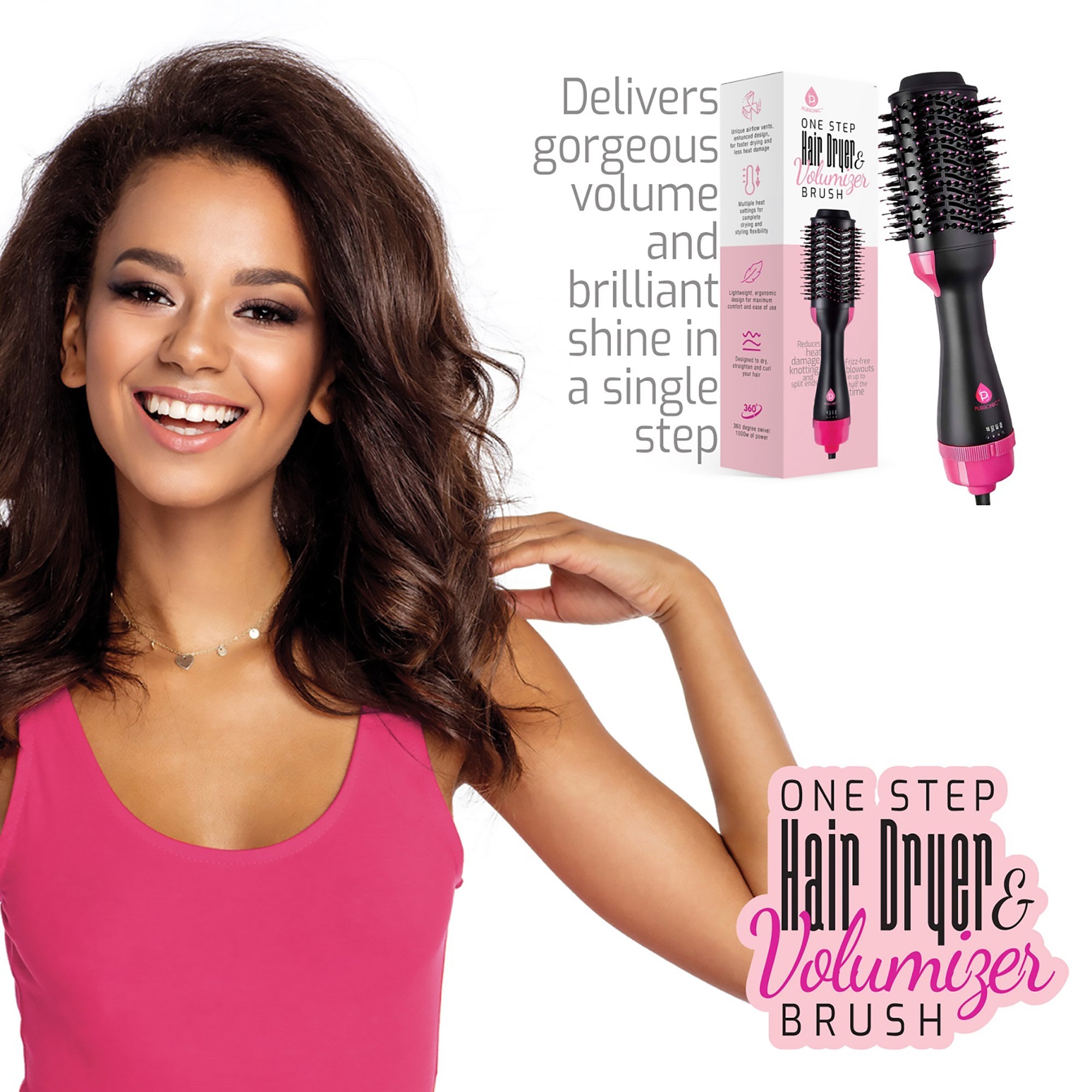 One Step Hair Dryer & Volumizer Brush-3