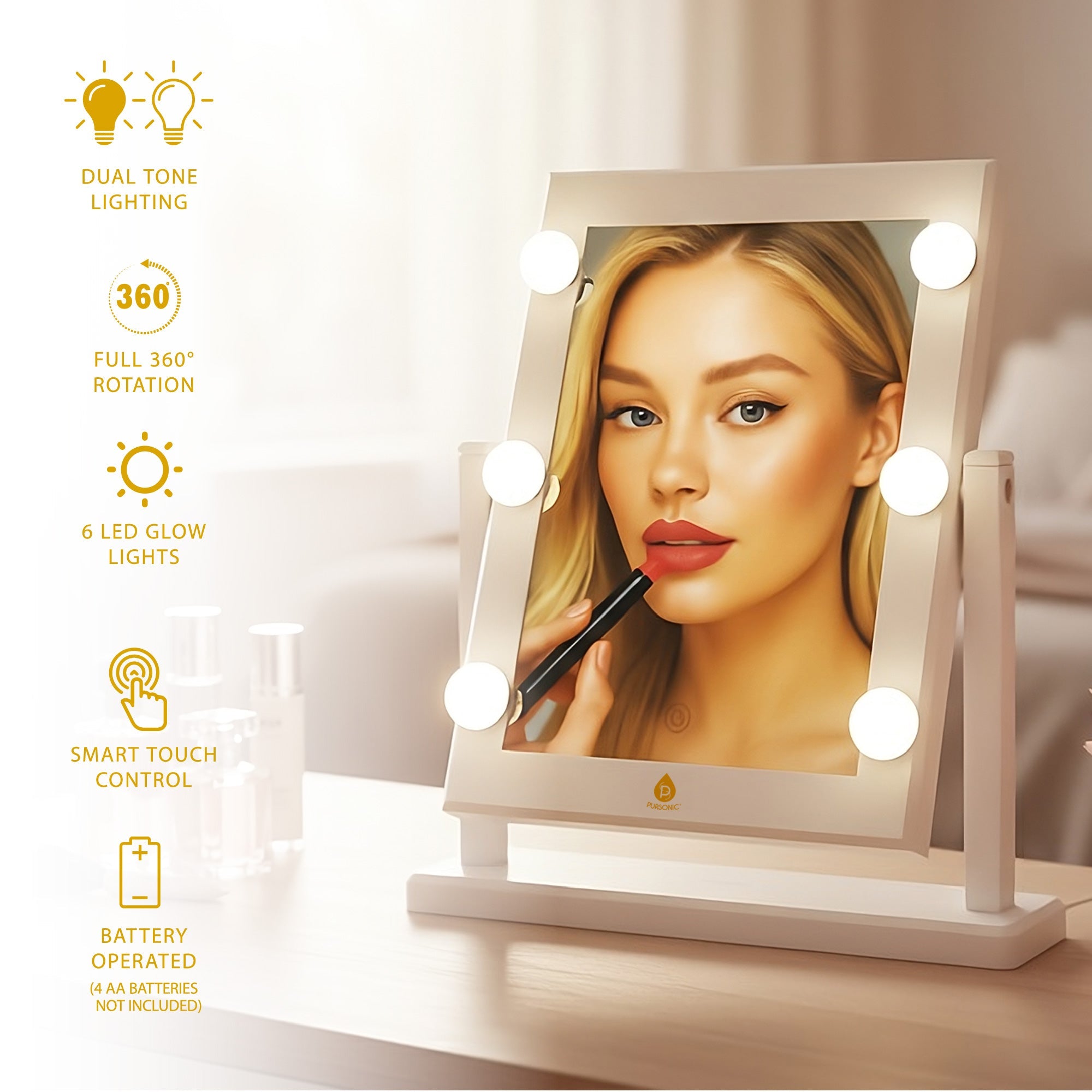 LED Hollywood Mirror