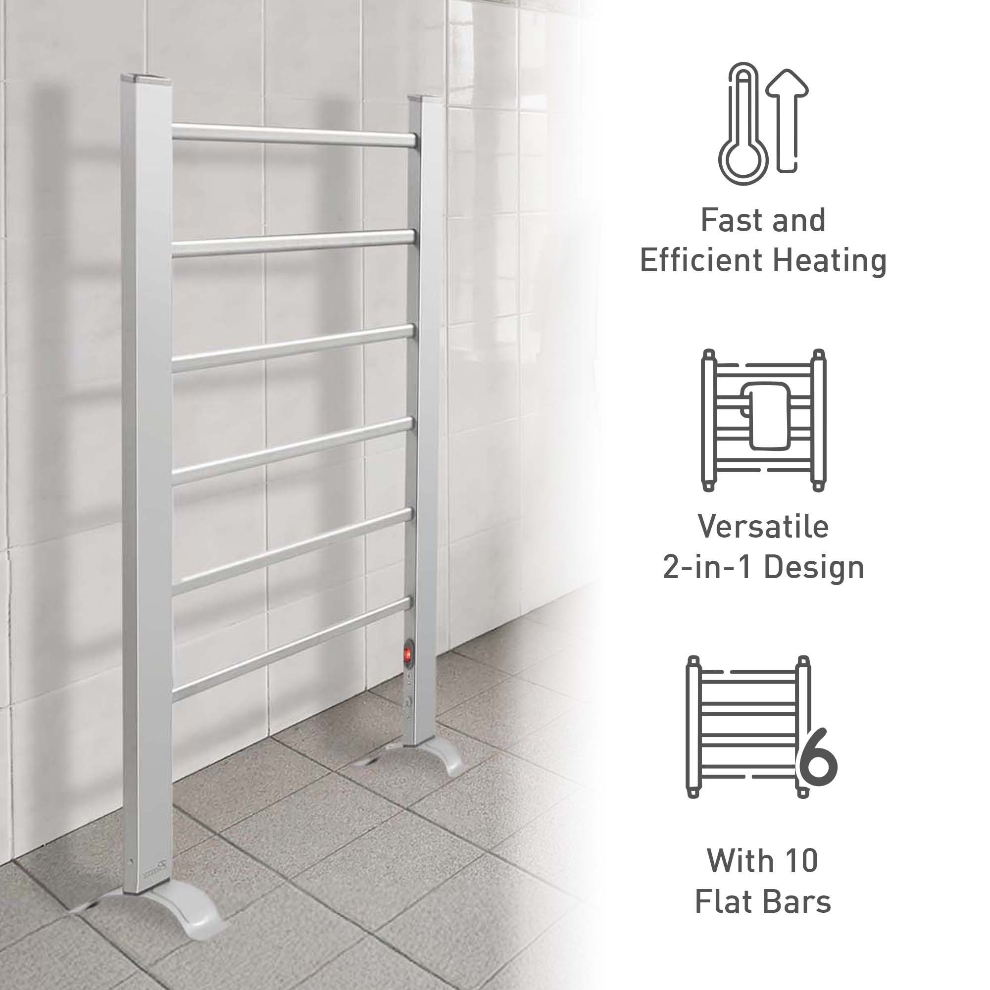 6-Bar Towel Warmer
