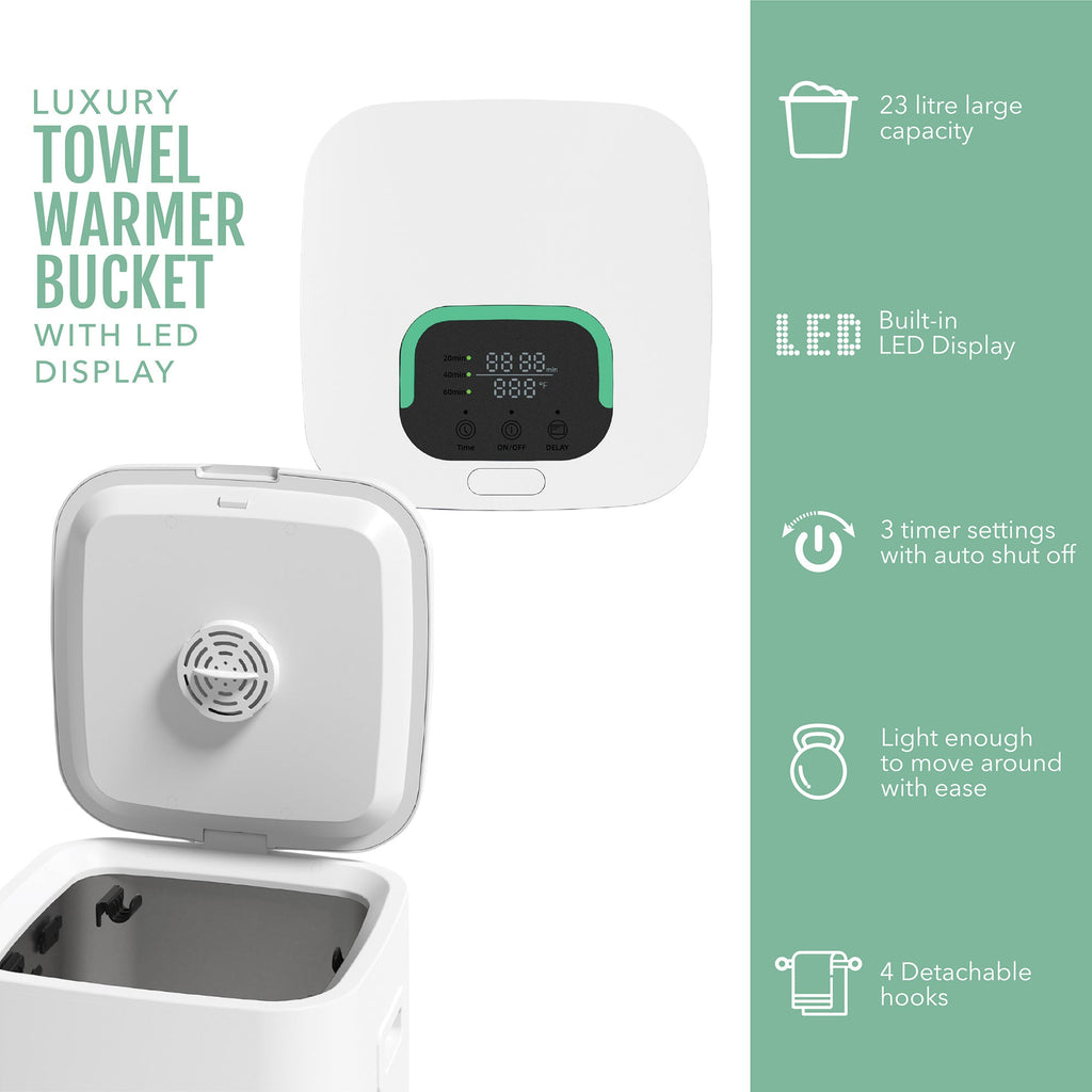 LED Towel Warmer Bucket