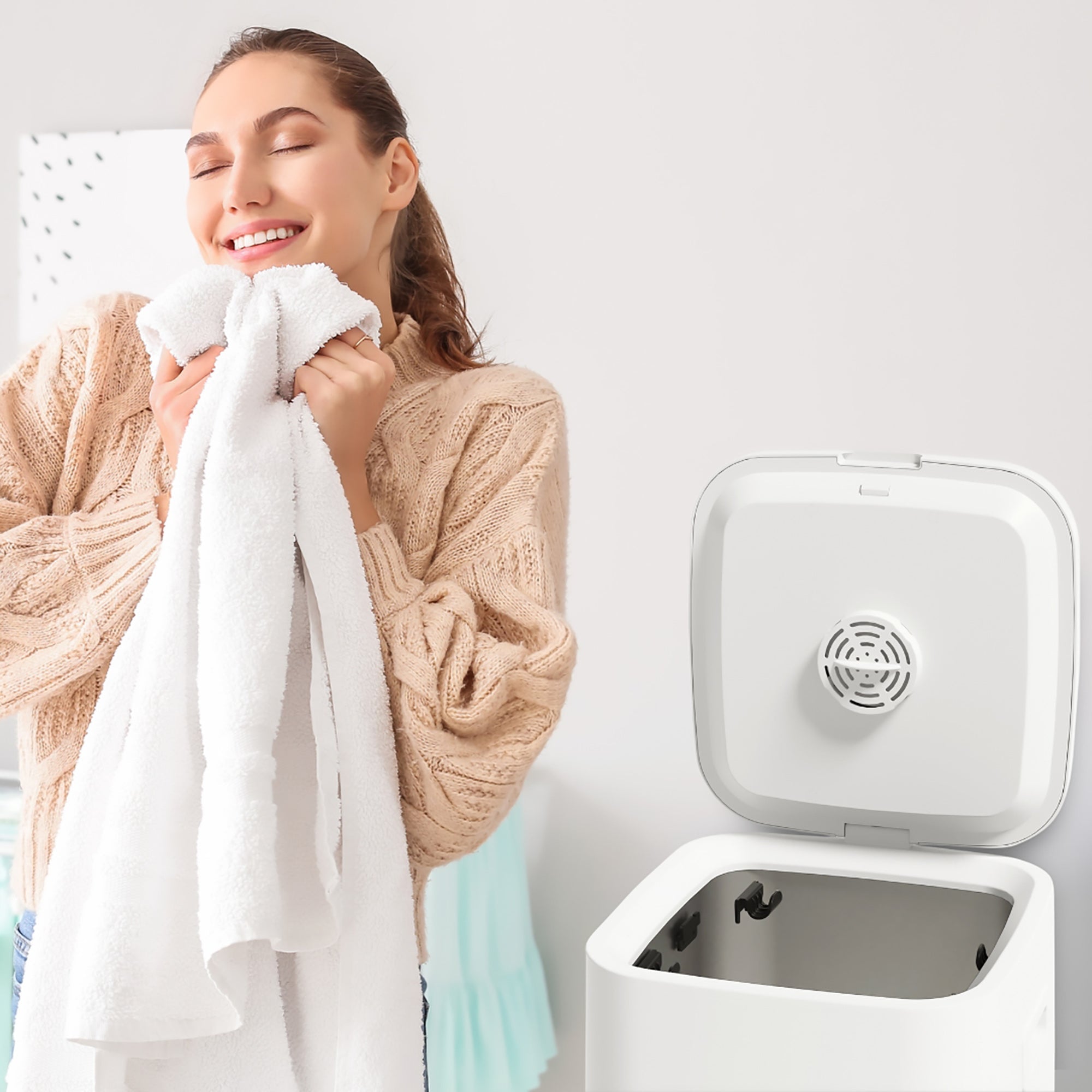 LED Towel Warmer Bucket
