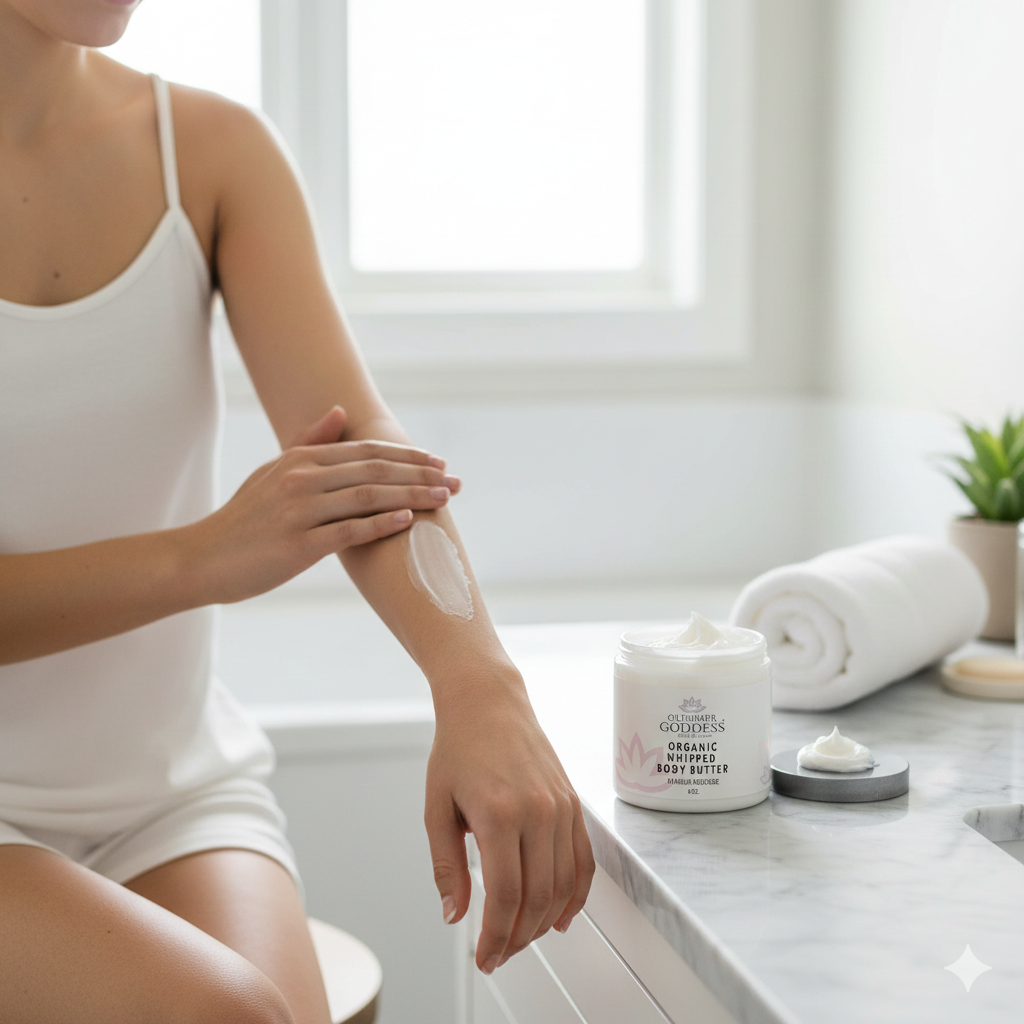 Organic Whipped Body Butter 8 oz – Ultra-Rich Moisturizer for Dry Skin in 40+ Scents