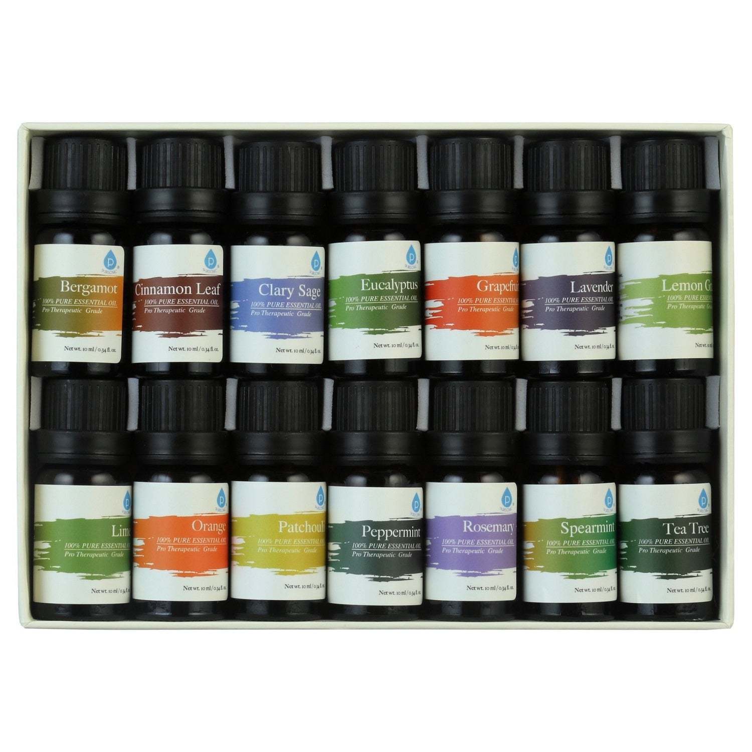Pure Aromatherapy Oils 14-Pack