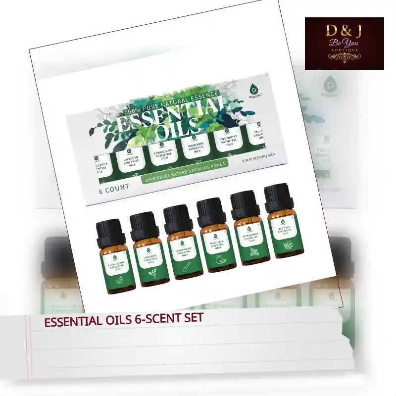 Essential Oils 6-Scent Set by@Outfy