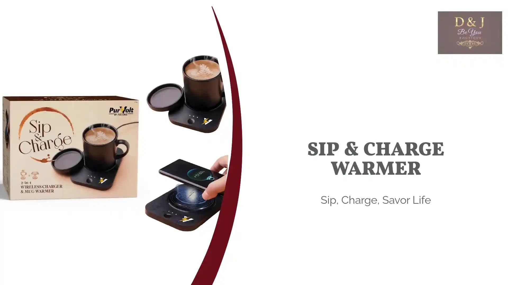 Sip &amp; Charge Warmer by@Outfy