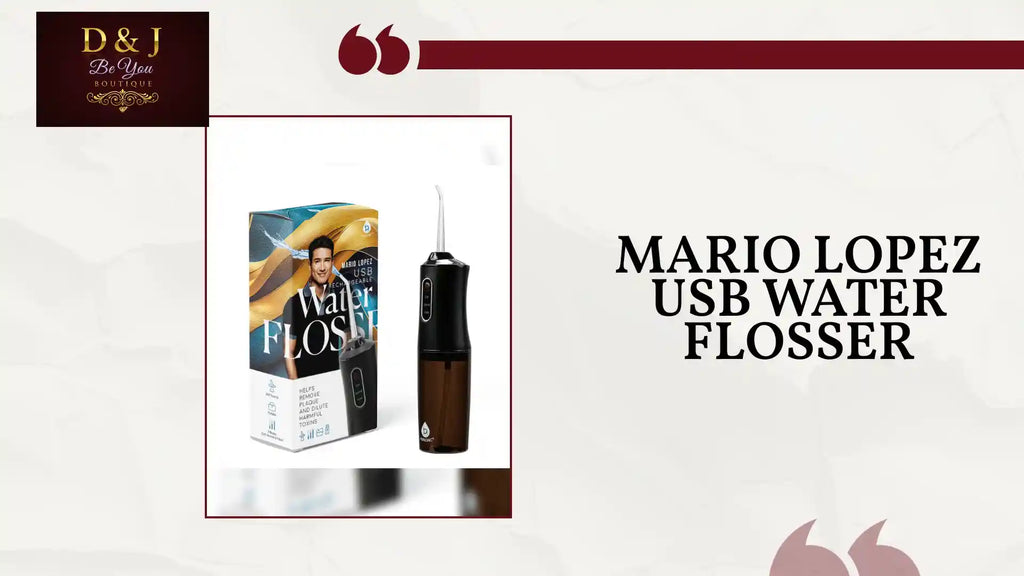 Mario Lopez USB Water Flosser by@Outfy