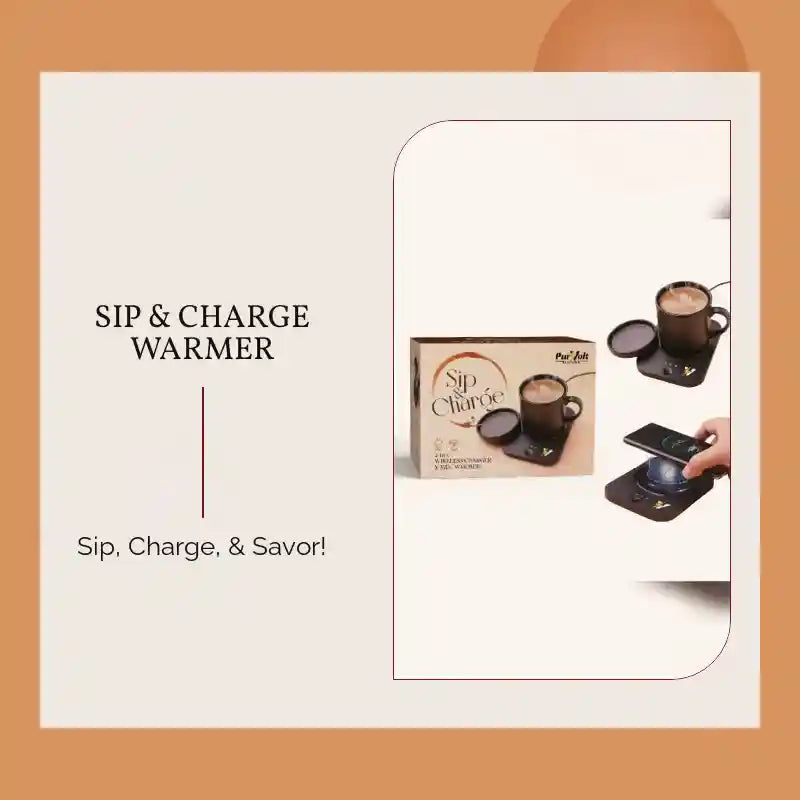 Sip &amp; Charge Warmer by@Outfy