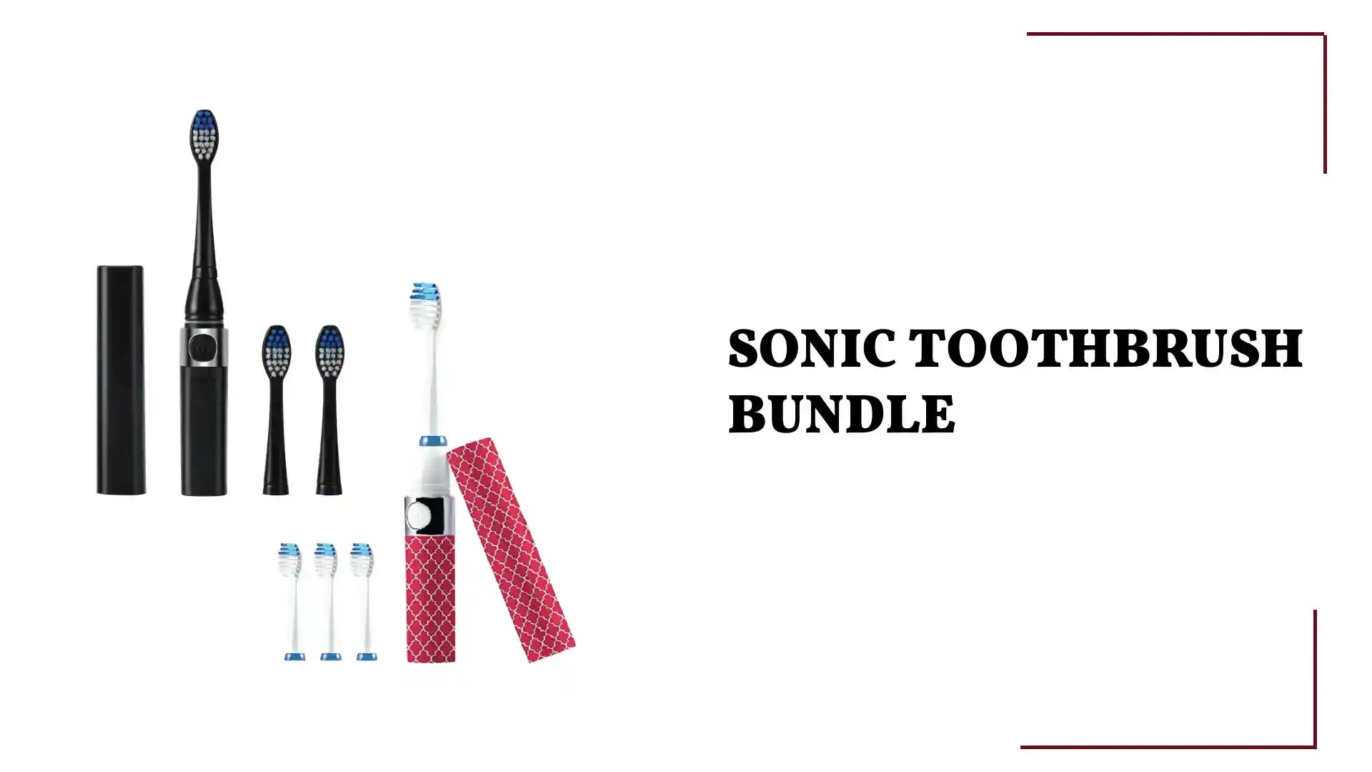 Sonic Toothbrush Bundle by@Outfy