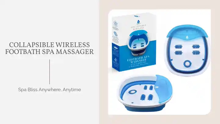 Collapsible Wireless Footbath Spa Massager by@Outfy