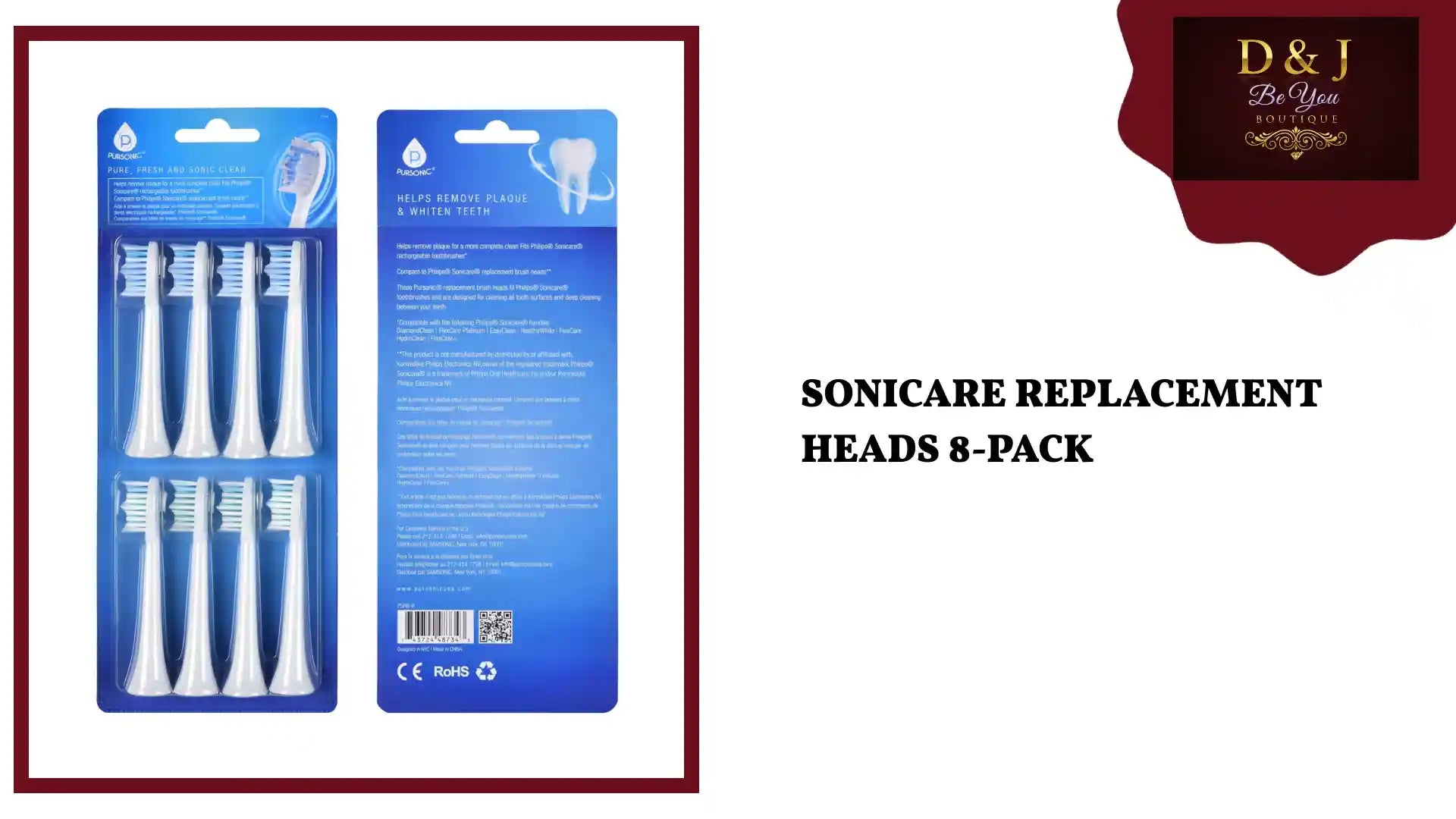 Sonicare Replacement Heads 8-Pack by@Outfy