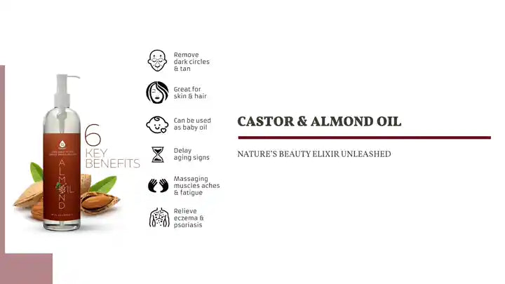Castor & Almond Oil by@Outfy