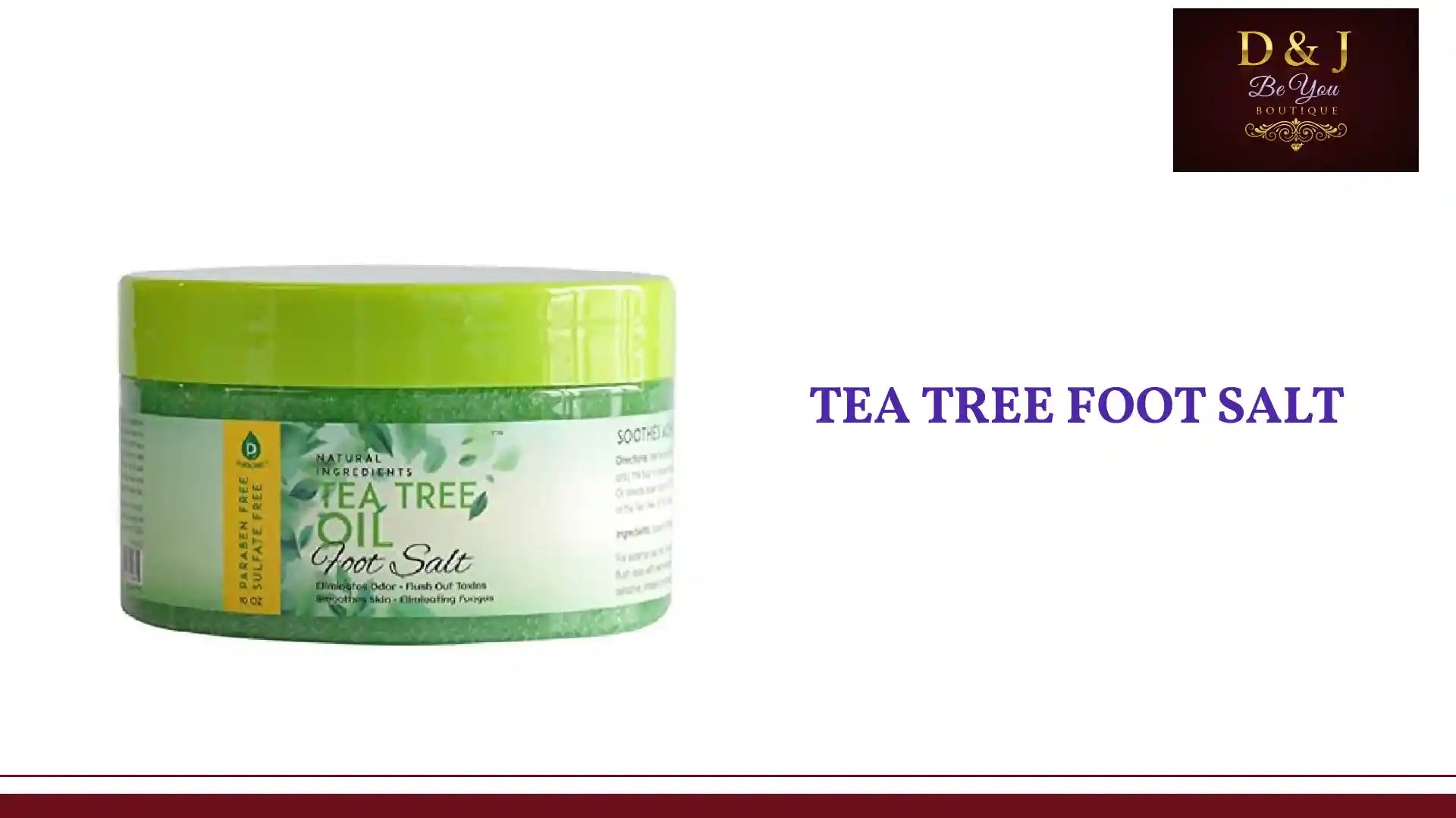 Tea Tree Foot Salt by@Outfy