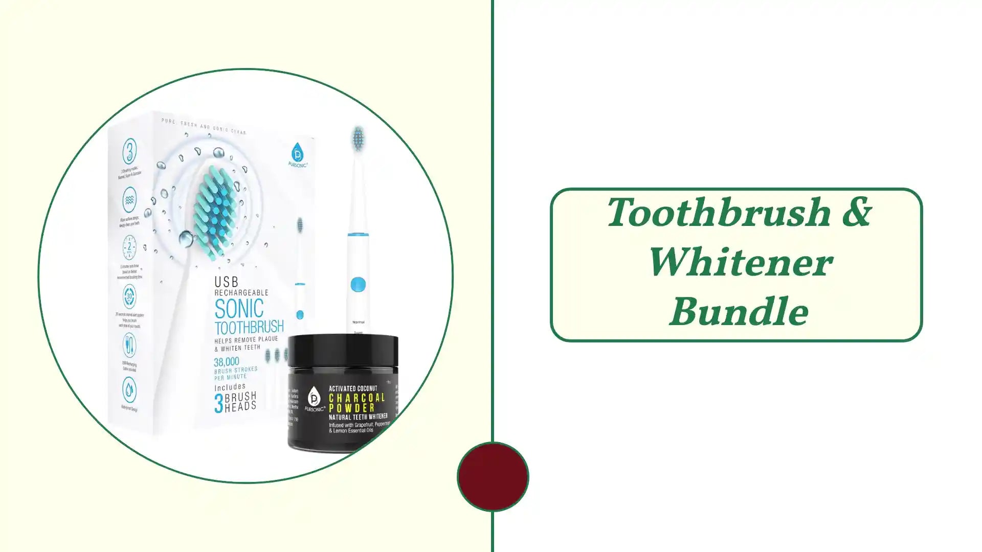 Toothbrush & Whitener Bundle by@Outfy