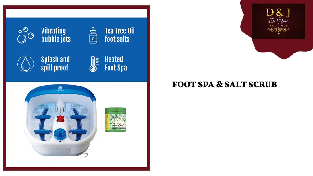 Foot Spa &amp; Salt Scrub by@Outfy