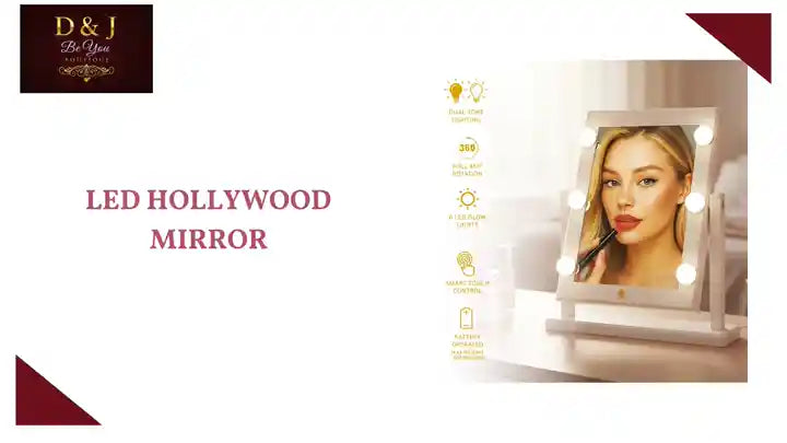LED Hollywood Mirror by@Outfy