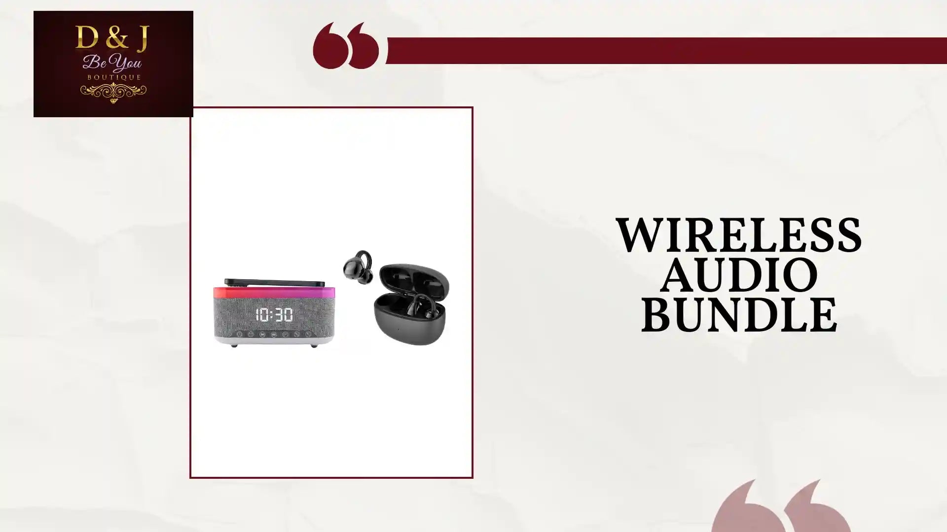 Wireless Audio Bundle by@Outfy