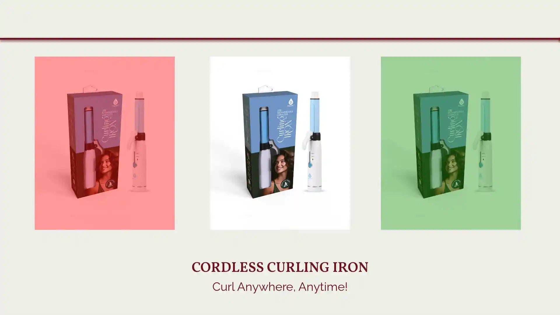 Cordless Curling Iron by@Outfy
