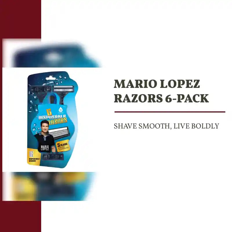 Mario Lopez Razors 6-Pack by@Outfy
