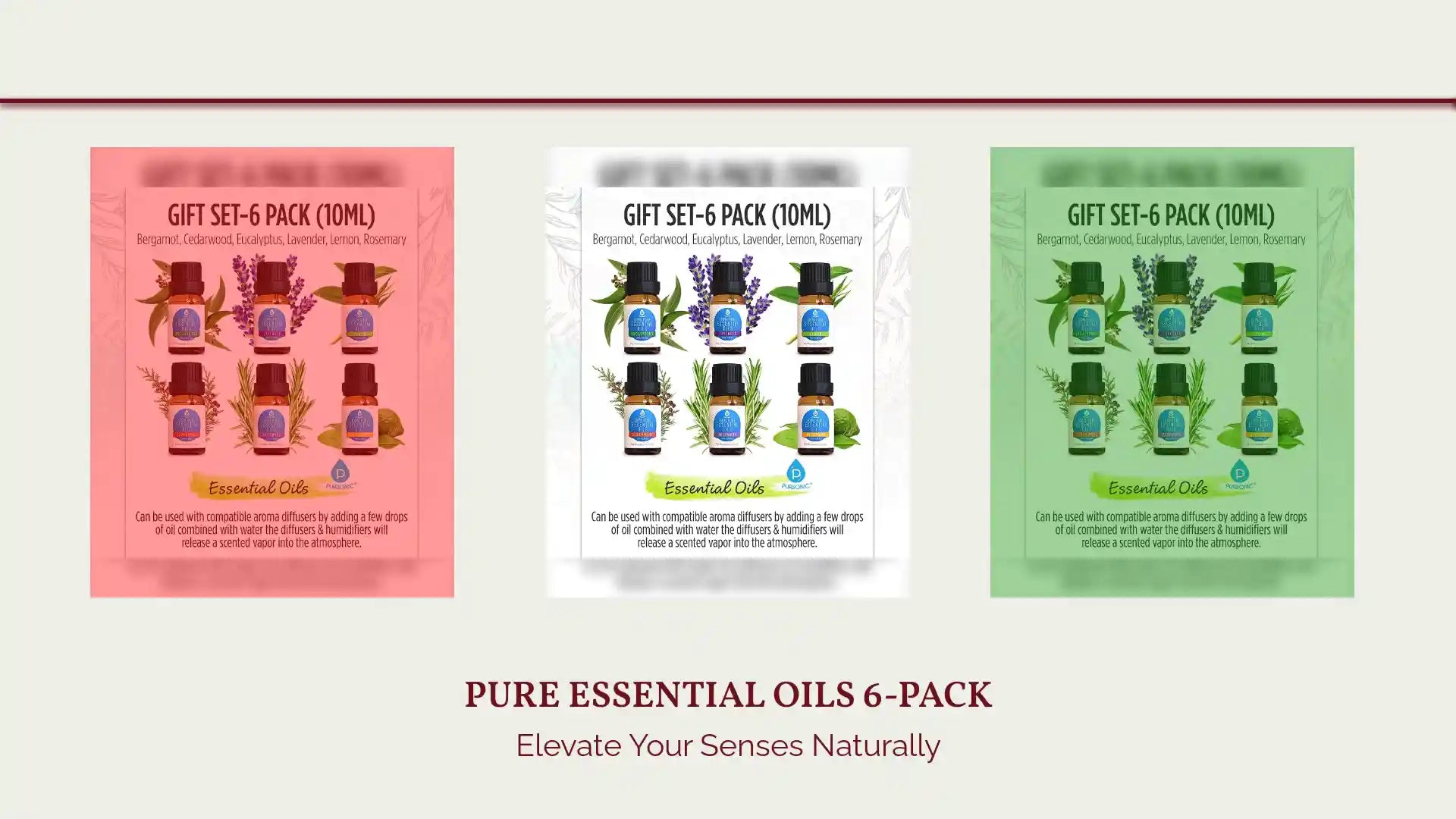 Pure Essential Oils 6-Pack by@Outfy