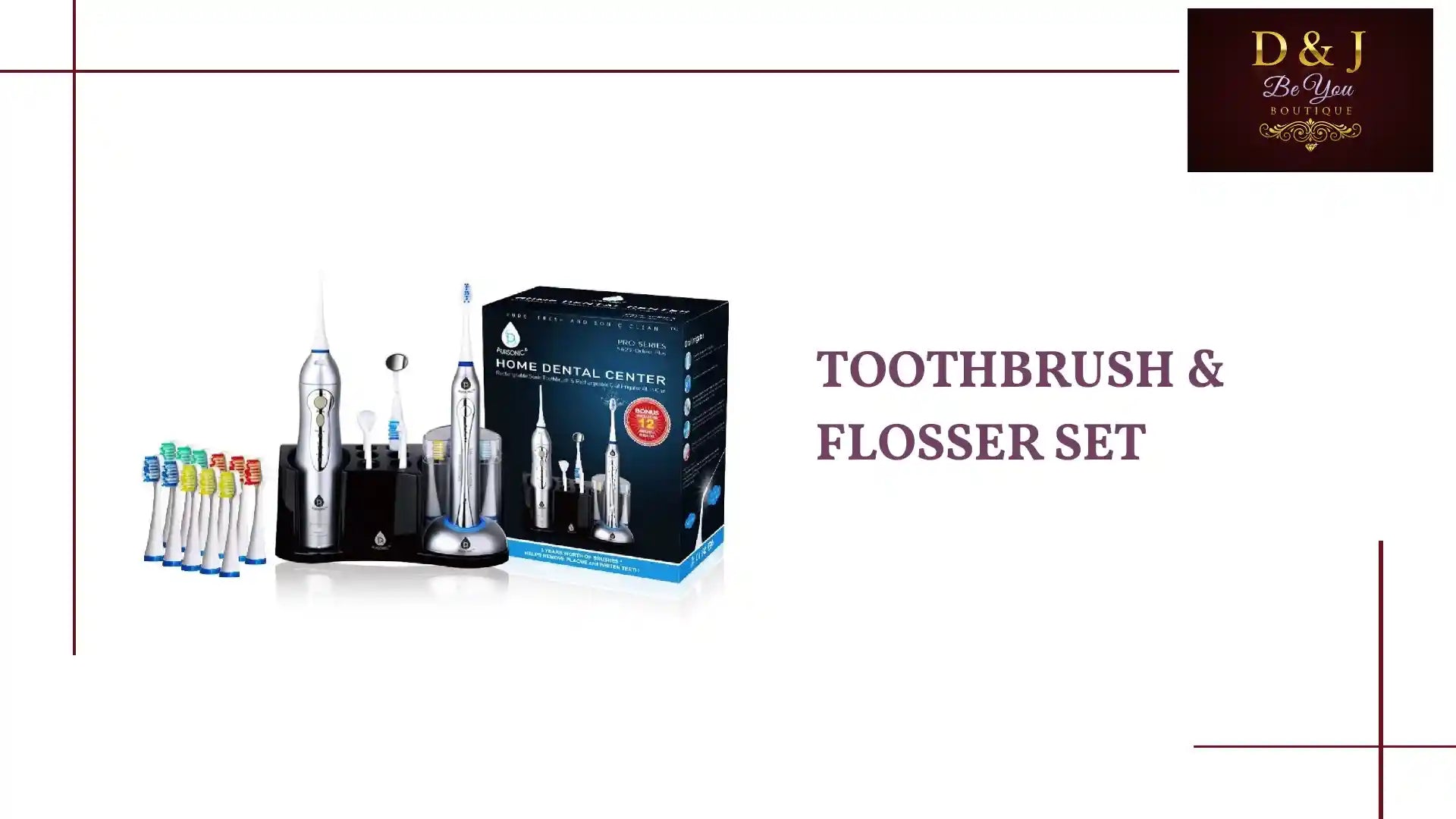 Toothbrush &amp; Flosser Set by@Outfy