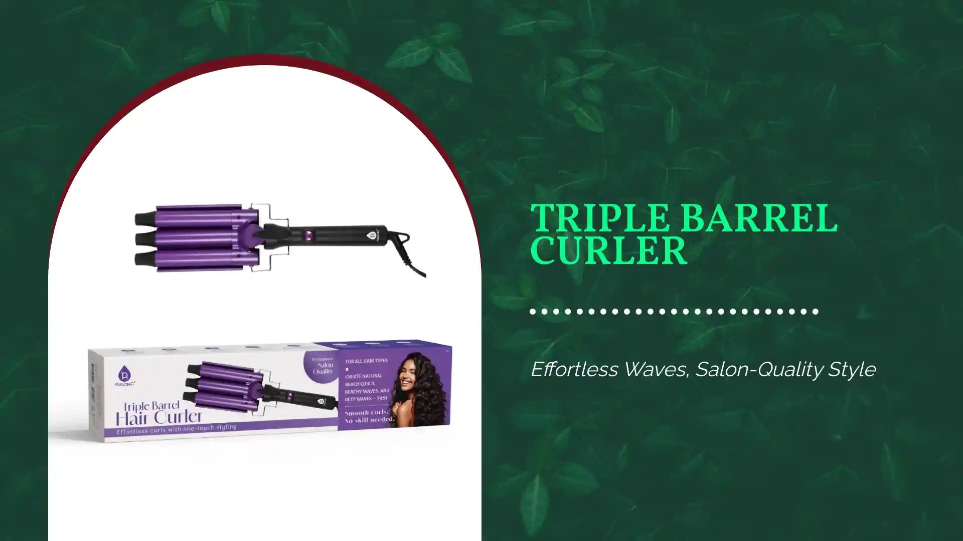 Triple Barrel Curler by@Outfy