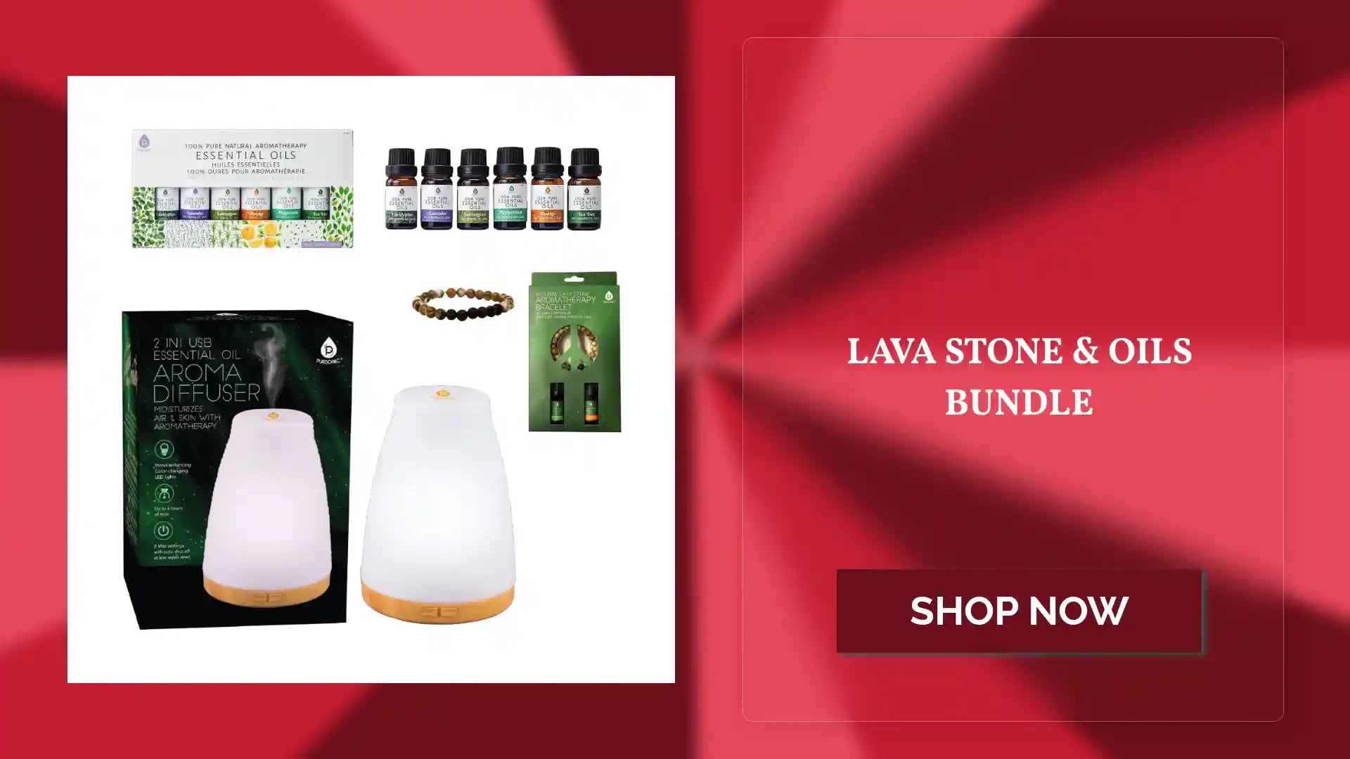 Lava Stone & Oils Bundle by@Outfy