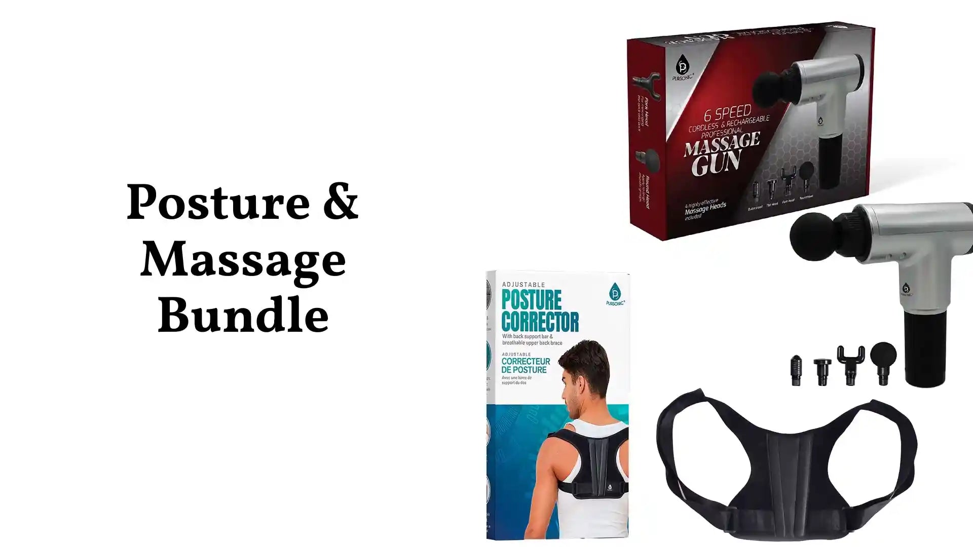 Posture &amp; Massage Bundle by@Outfy