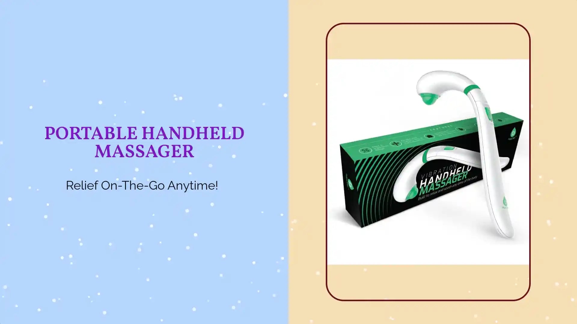 Portable Handheld Massager by@Outfy