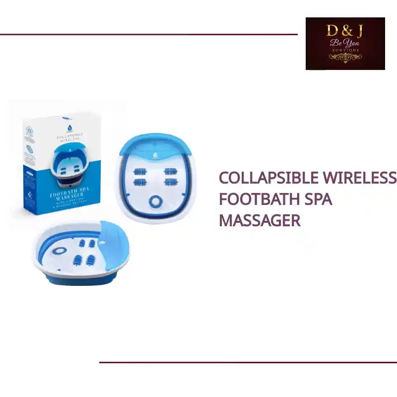 Collapsible Wireless Footbath Spa Massager by@Outfy