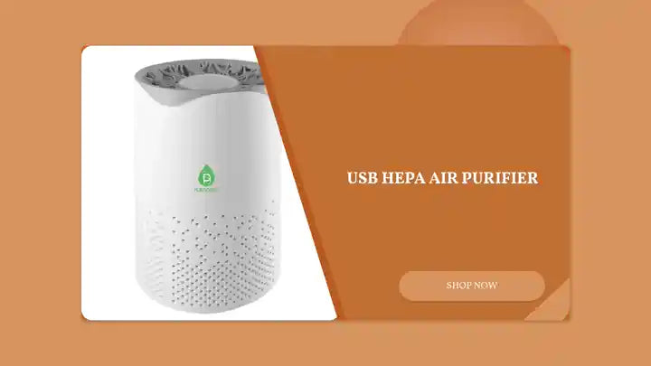 USB HEPA Air Purifier by@Outfy