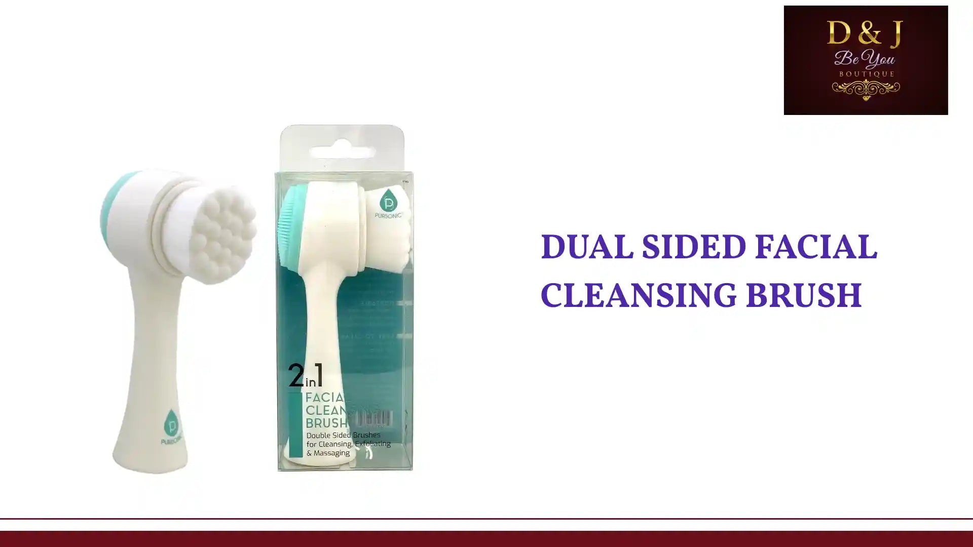 Dual Sided Facial Cleansing Brush by@Outfy