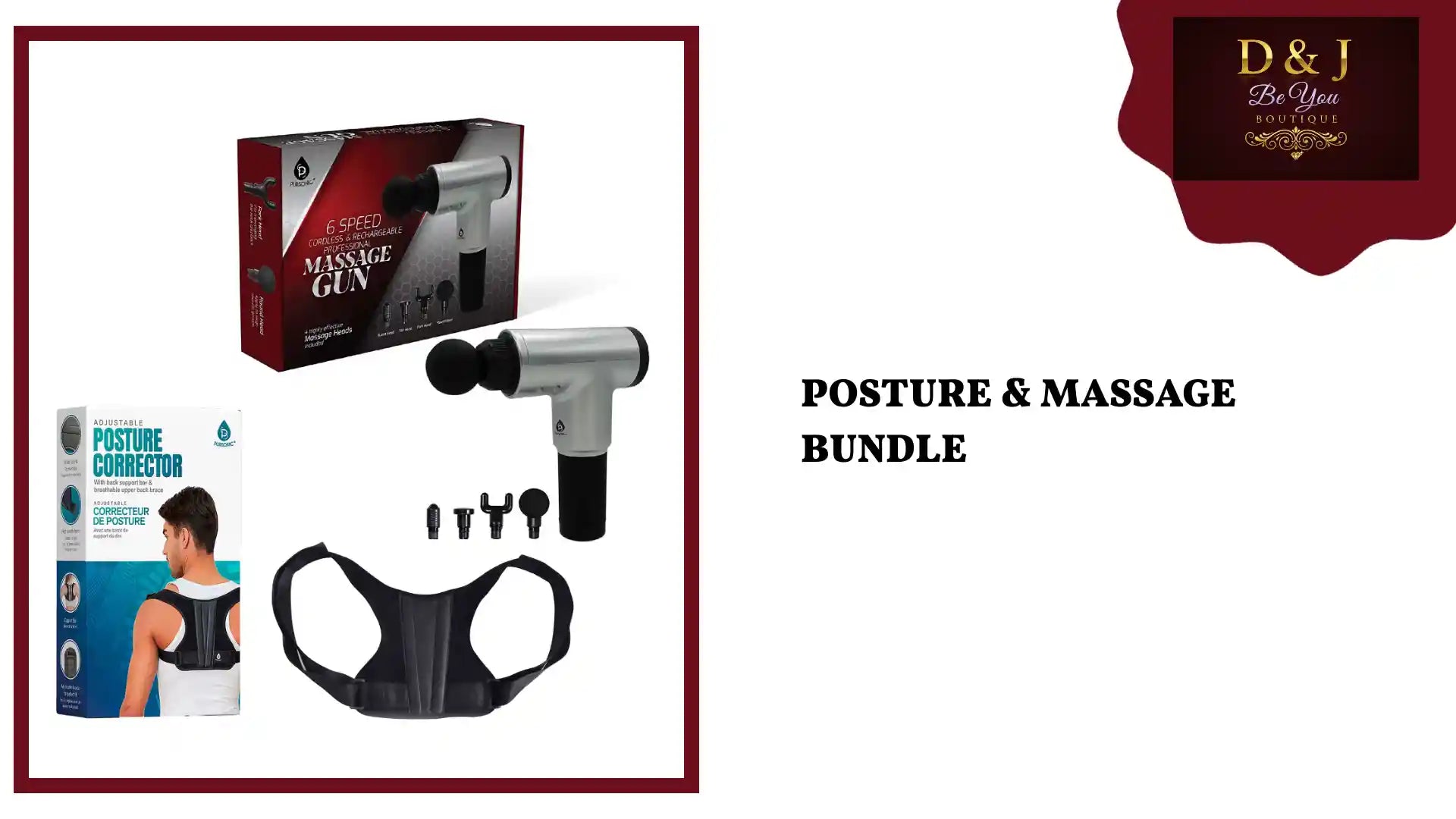 Posture &amp; Massage Bundle by@Outfy