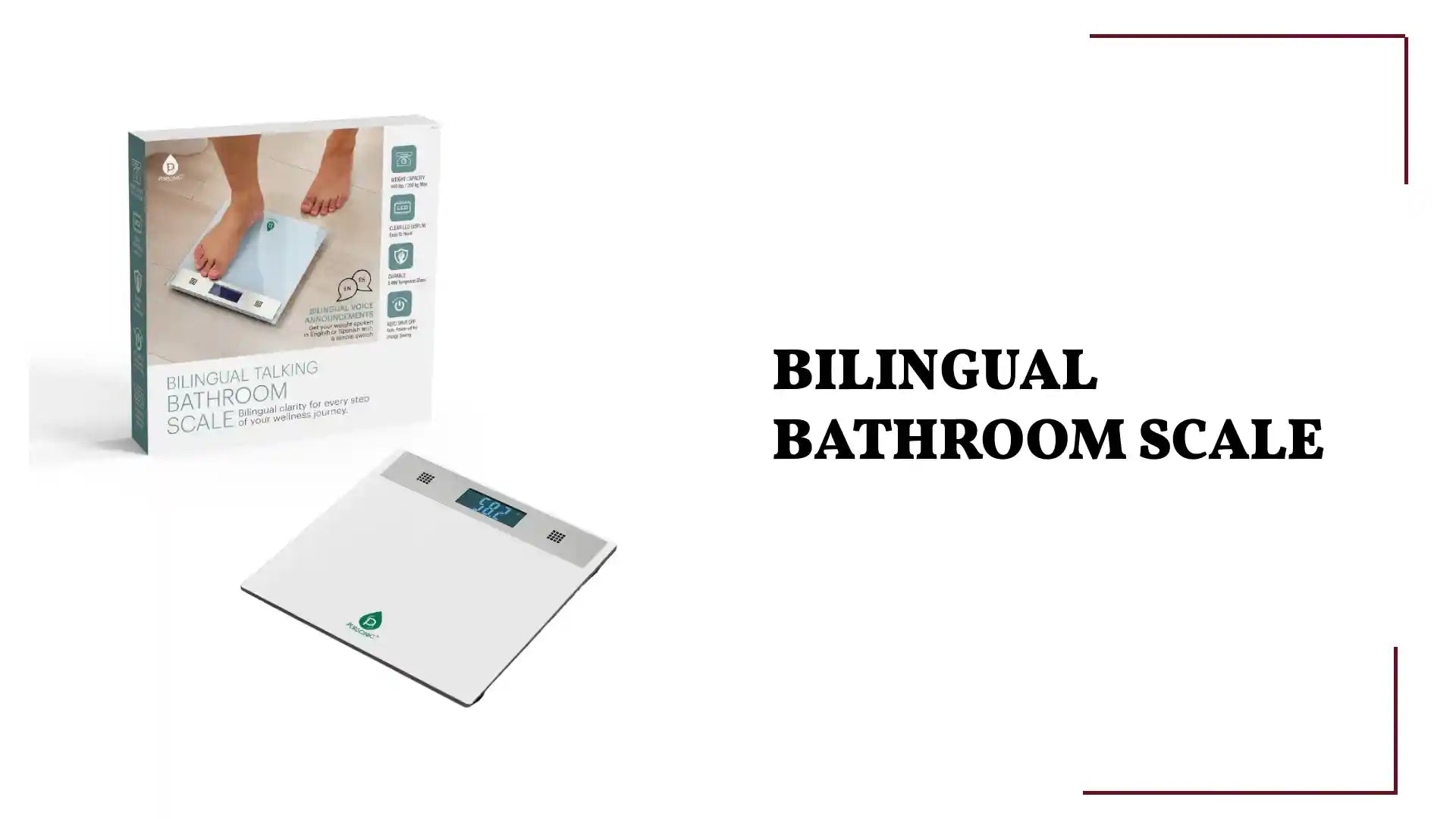 Bilingual Bathroom Scale by@Outfy