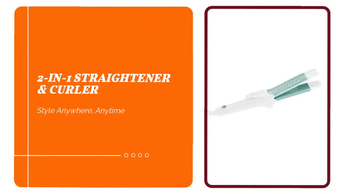2-in-1 Straightener &amp; Curler by@Outfy